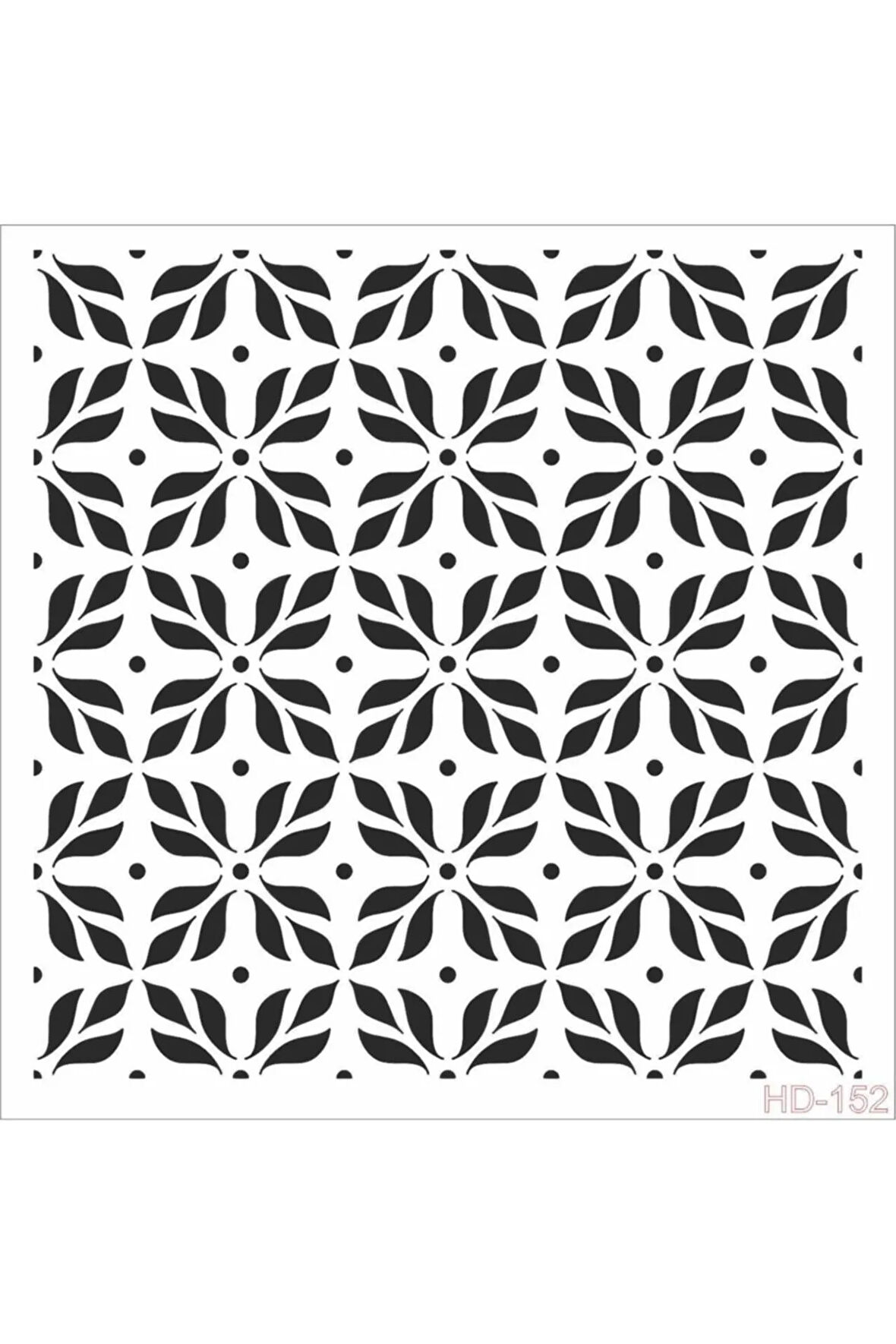 Hd152 Home Dekor Stencil 45x45