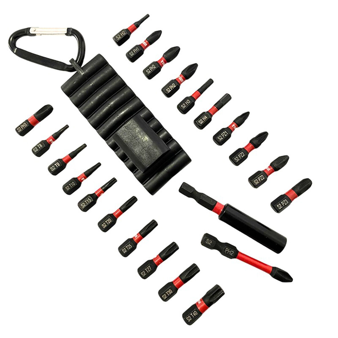 Vandor Bits Uç Matkap Ucu Tornavida Ucu Vidalama Ucu İmpact 22 PARÇA ANAHTARLIK