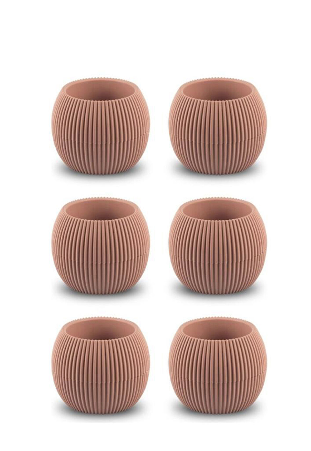 Omnipazar KRS-362 Plastik Mercan Kaktüs Saksı 0.35 Litre Soft Pembe 6 Adet