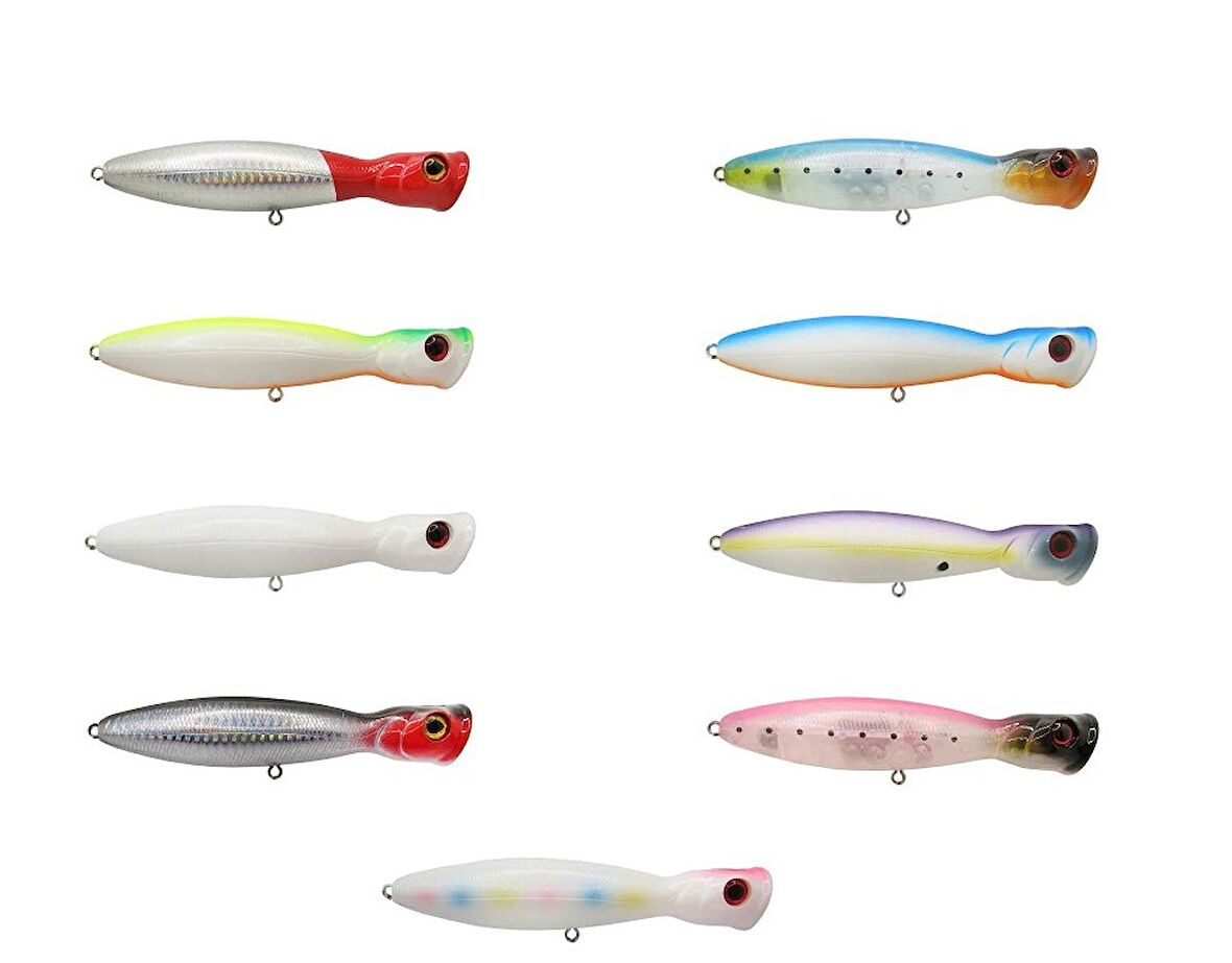 River Bighead Pop 130 13Cm 36G Popper Maket Balık RENK:85