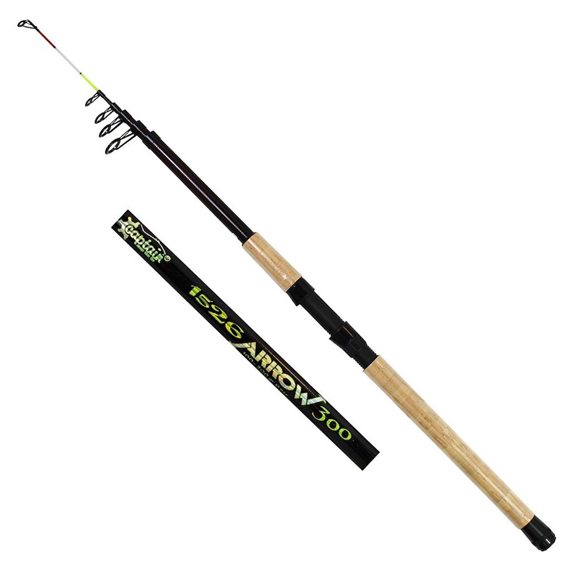 Captain 1526 Arrow Teleskopik Kamış 240cm 100-200gr Atarlı