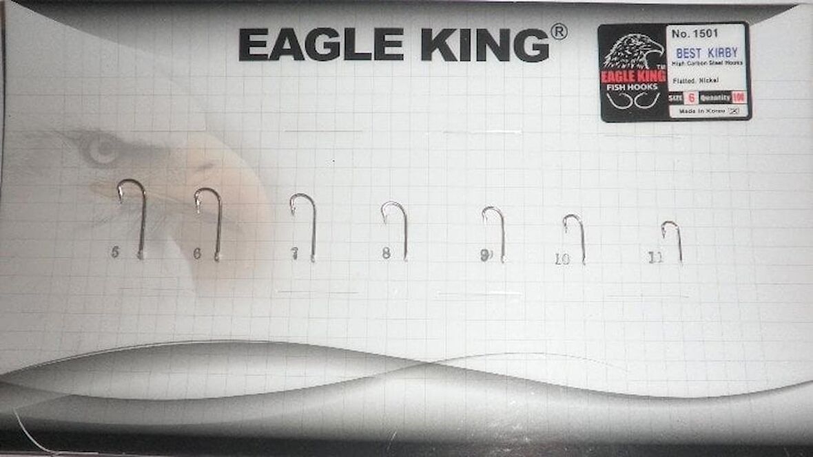 Eagle King 1501NI Çapraz Nikel Sinek İğne (9224NI) NO:10