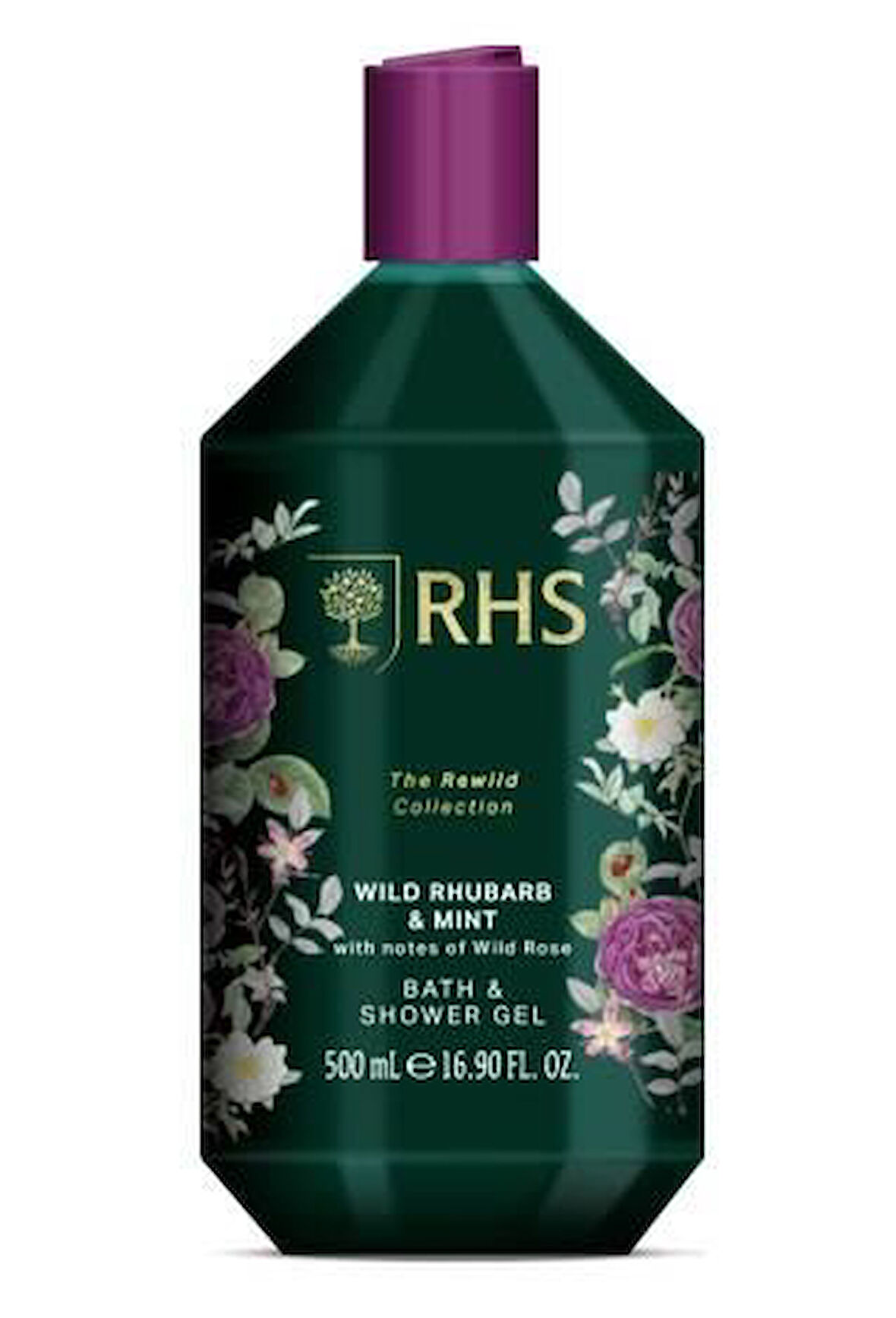 Rhs The Rewild Wild Rhubard & Mint With Notes Of Wild Rose Duş Jeli 500 Ml