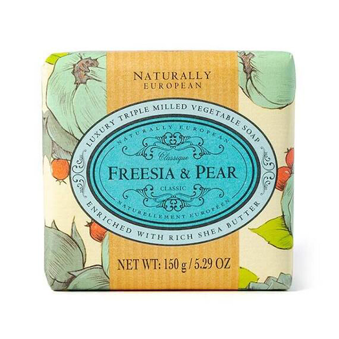 Naturally European Sabun Freesia & Pear 150 Gr