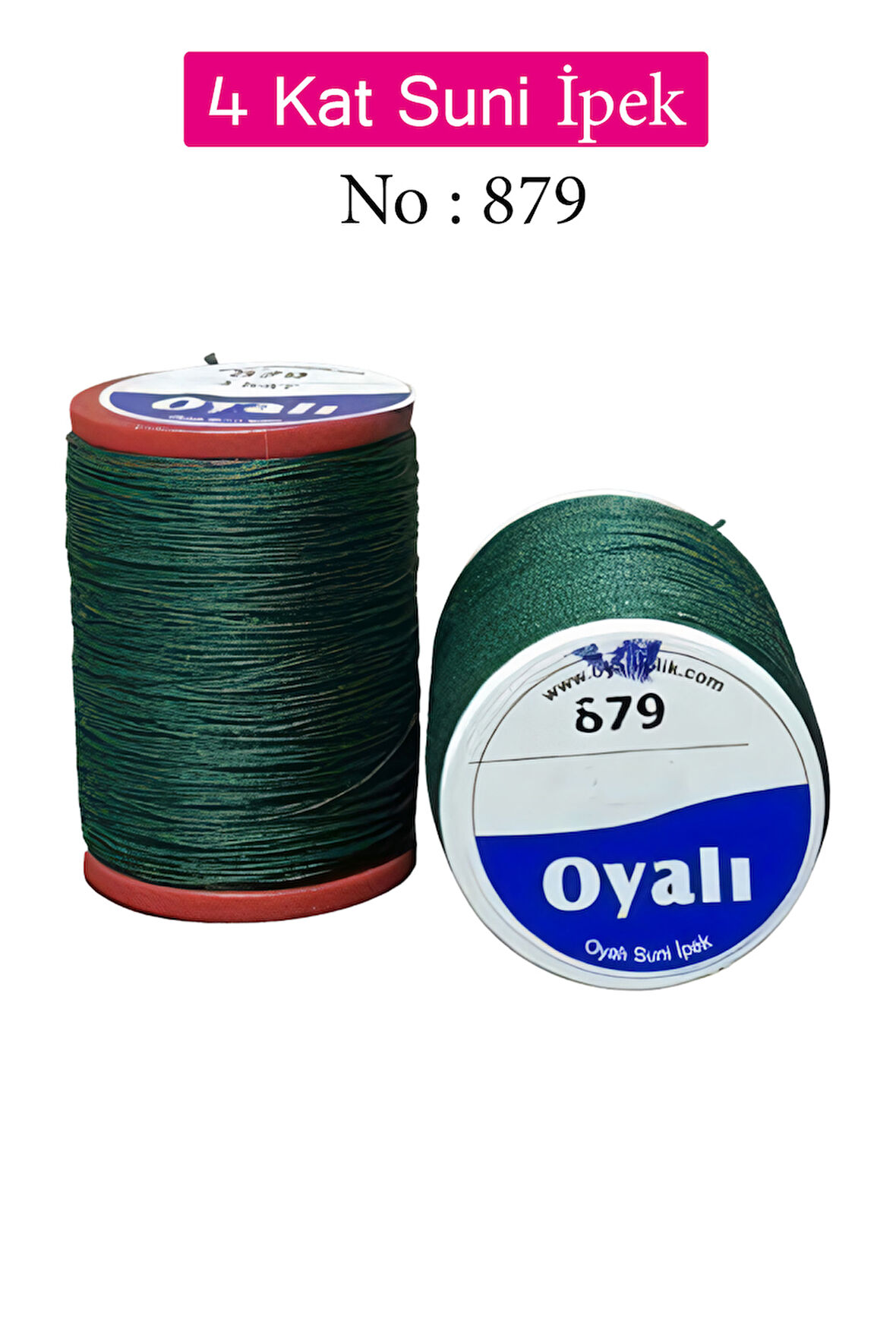 Oyalı 4 Kat Suni İpek İplik İğne Oyası Boncuk İpi Tığ Oyası No:879