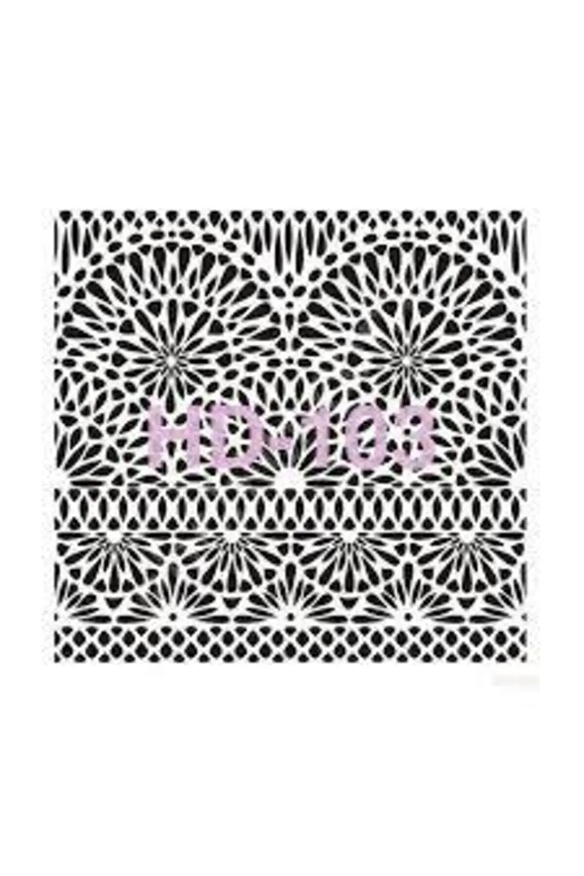 Hd103 Home Dekor Stencil 45x45