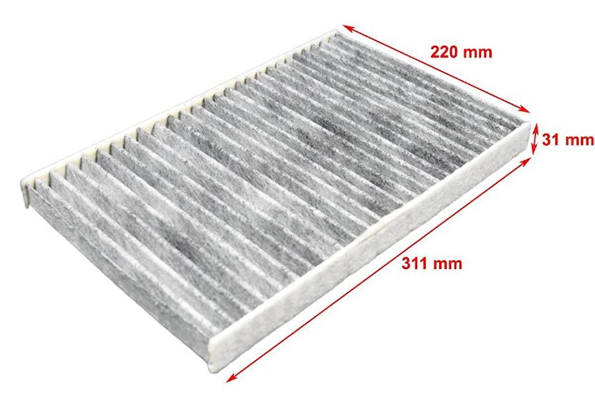 Audi A4 B9 2016 ve Sonrası Karbonlu Polen Filtresi