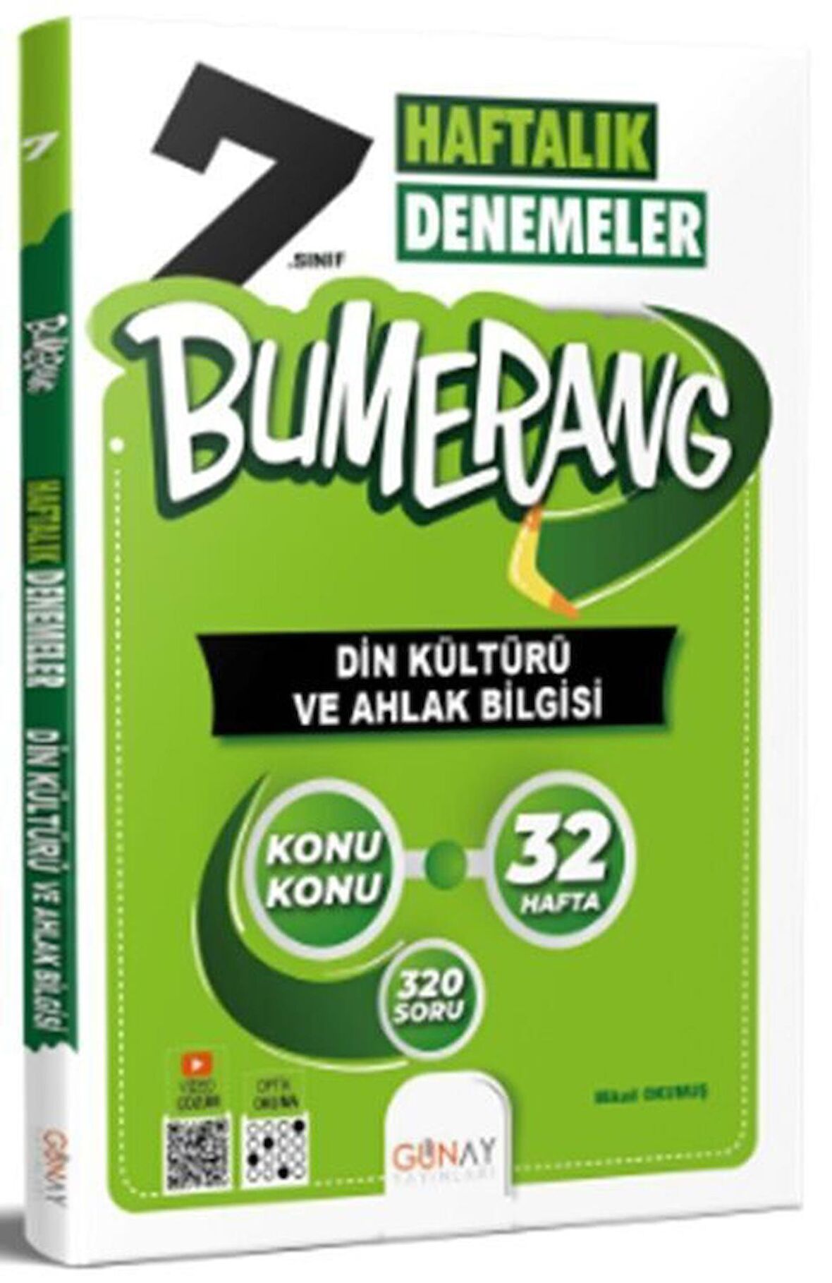 7. Sınıf Din Kültürü ve Ahlak Bilgisi Bumerang Haftalık Denemeler