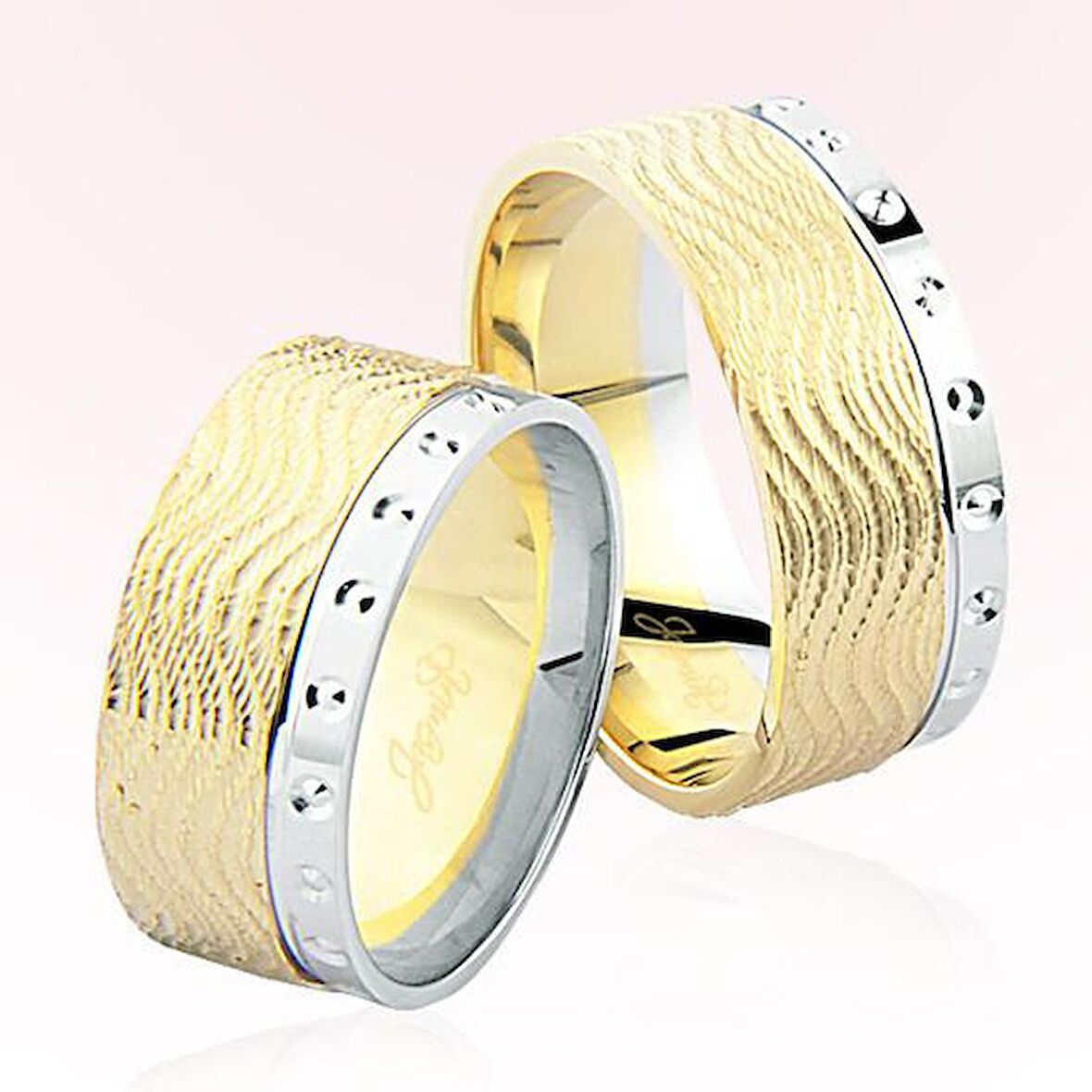 Sarı Beyaz Altın Alyans 6405