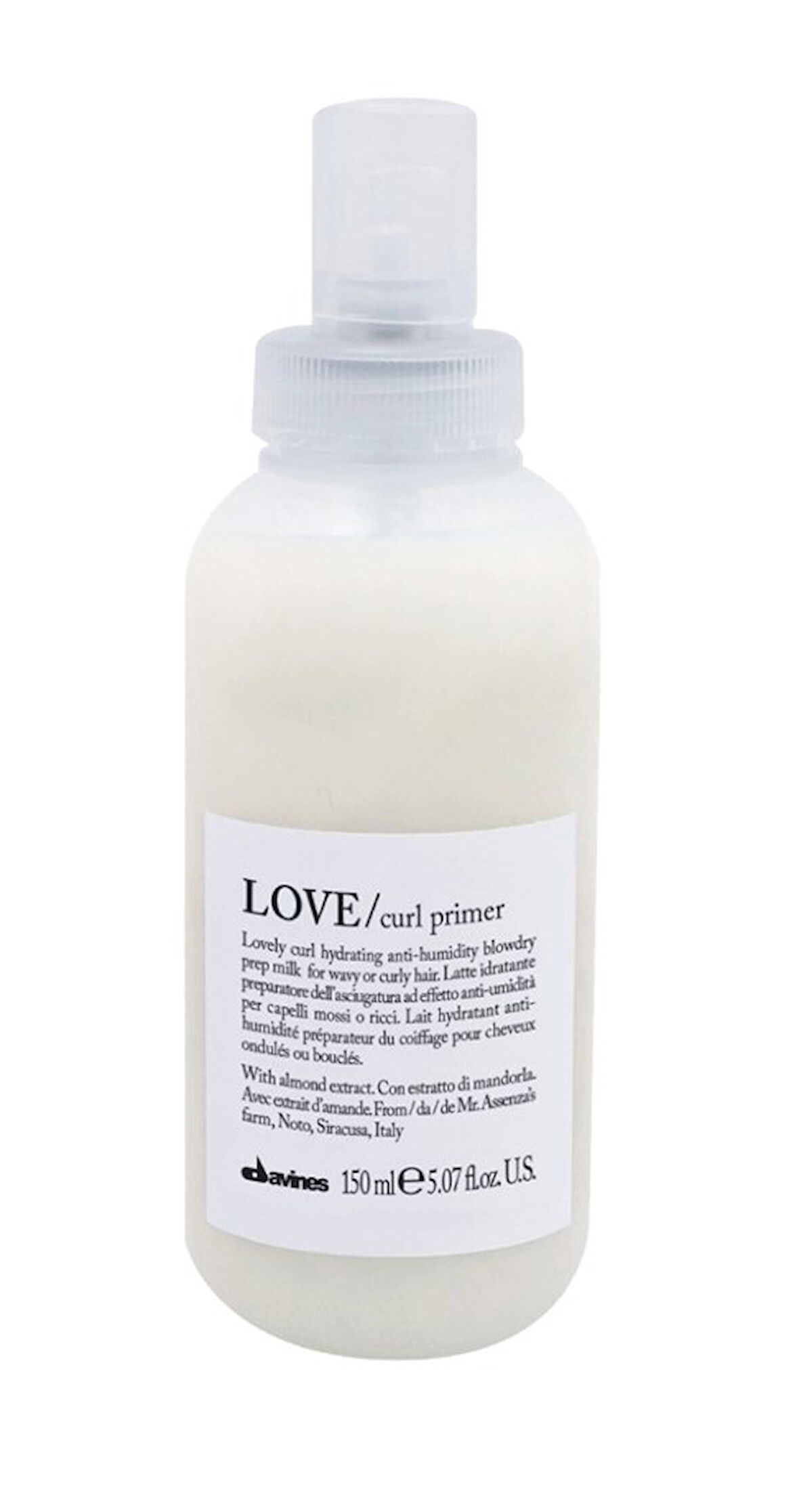 Davines Love Curl Primer Kıvırcık Dalgalı Saçlar için Süt 150 ml