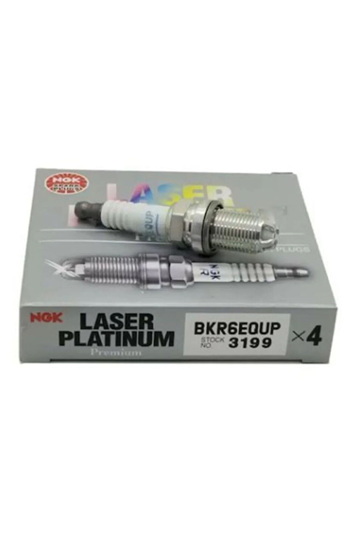 4 TIRNAK LAZER Platinum Bmw E63 645i Ateşleme Bujisi bkr6equp - 4 ADET