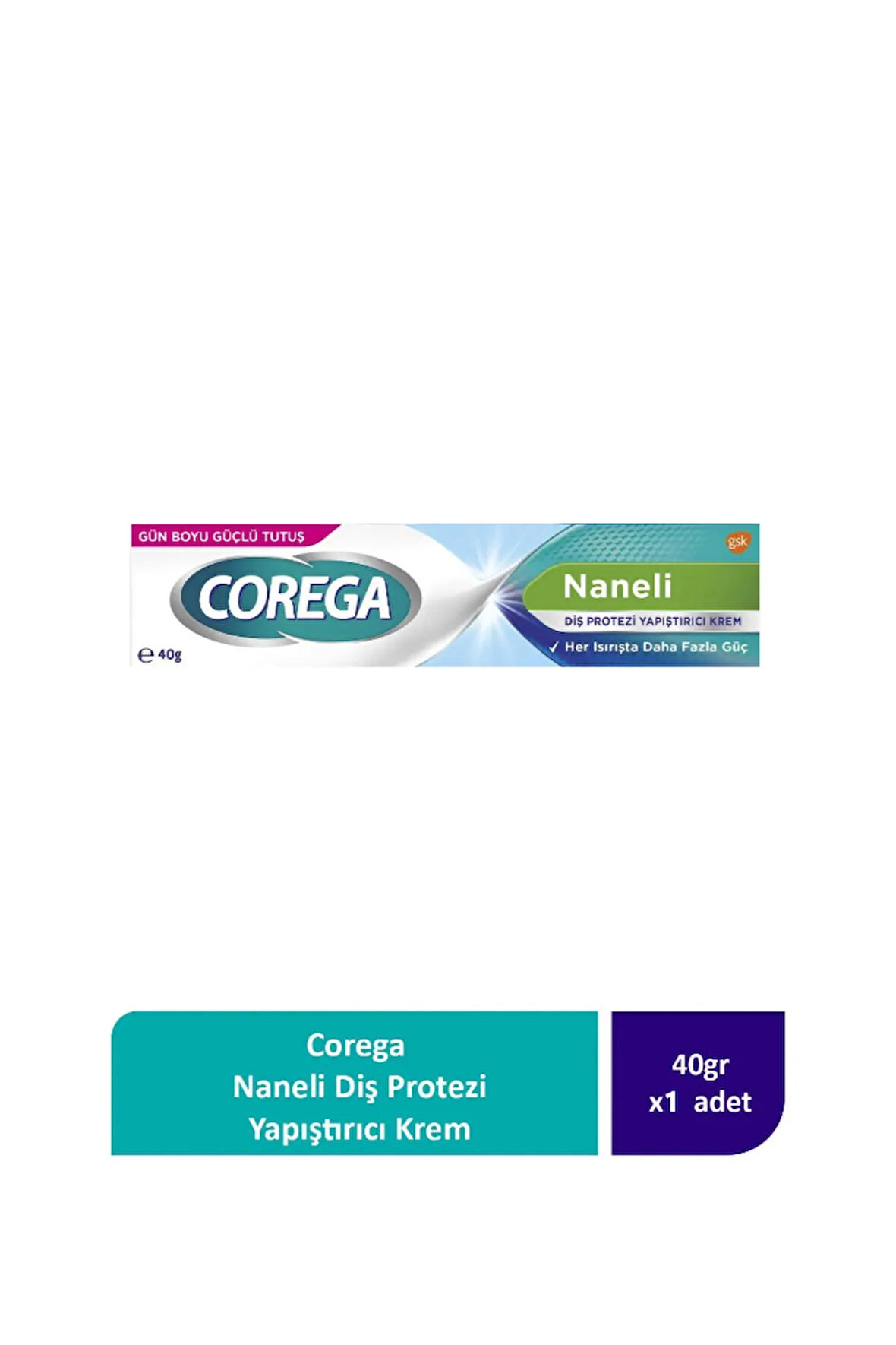 Naneli Diş Protezi Yapıştırıcı Krem 40g