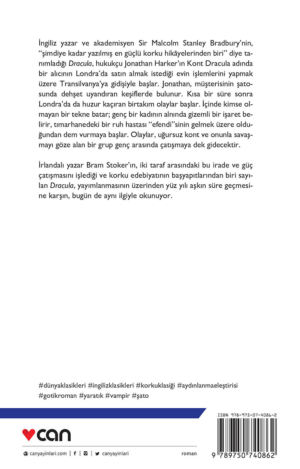 Dracula - Bram Stoker - Can Yayınları