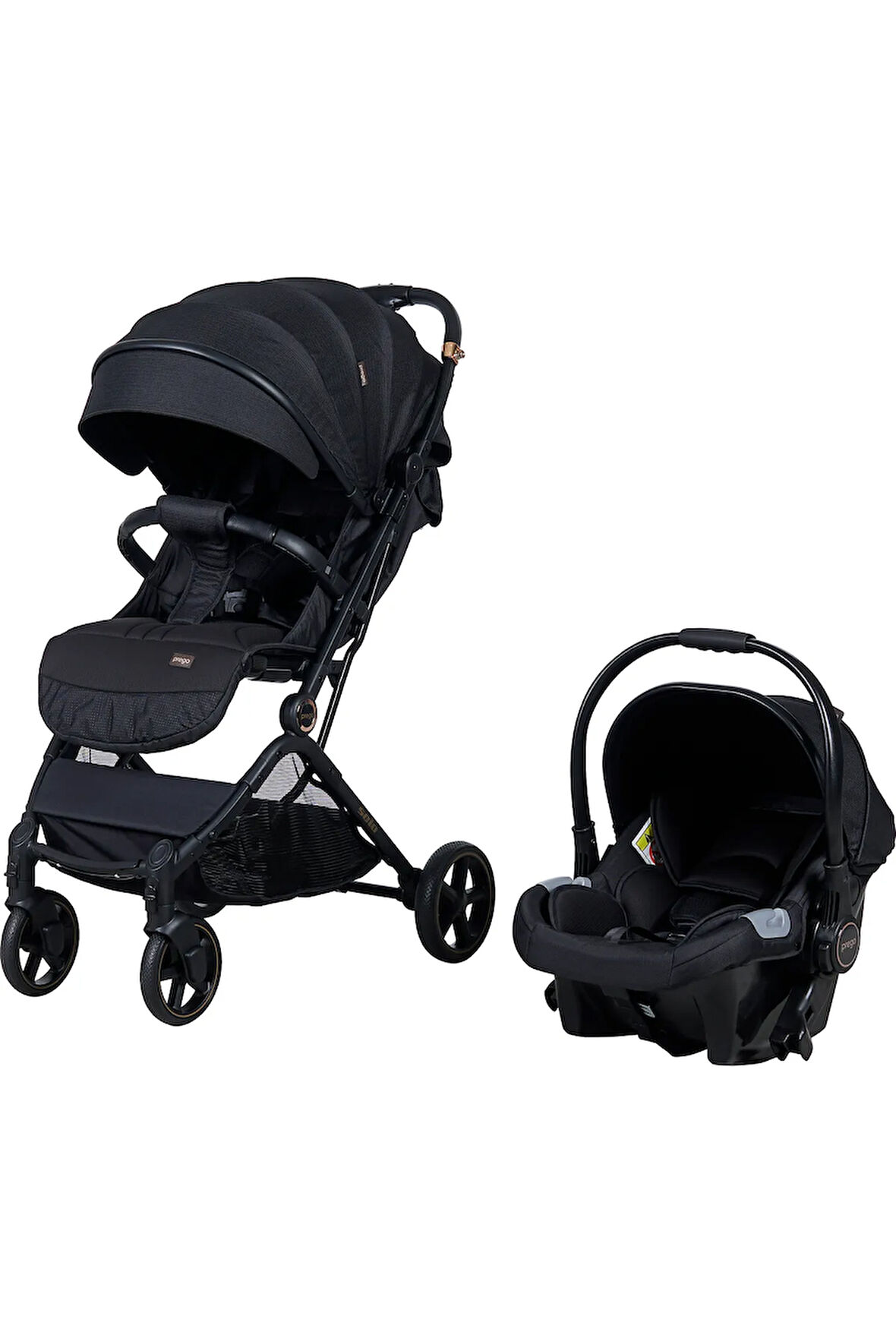 Collection Solo Cabin Travel System Siyah Bebek Arabası
