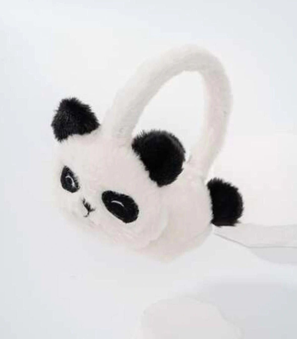 Panda Desenli Peluş Çocuk Kulaklık