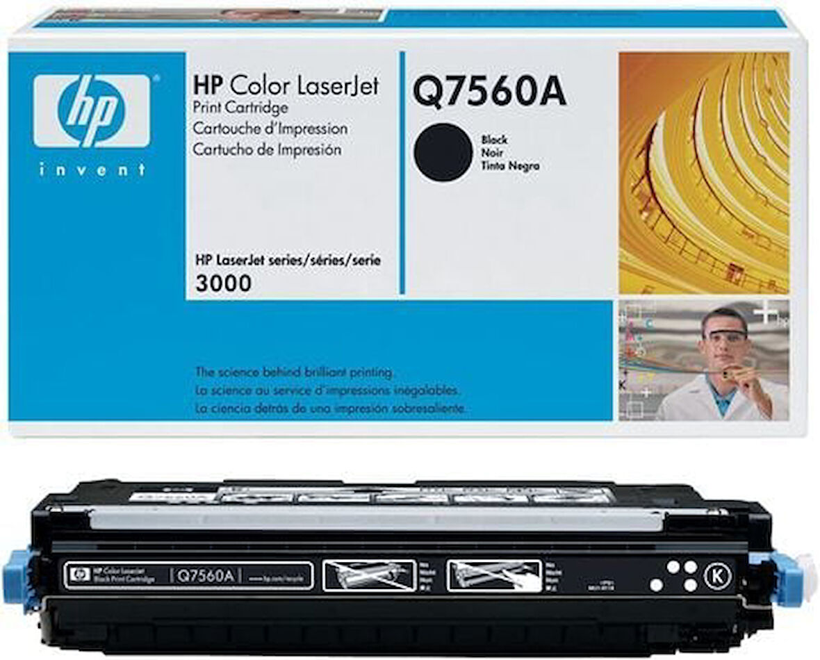 HP Q7560A (314A) Siyah Black Orjinal Toner  LaserJet 2700 KUTUSUZ