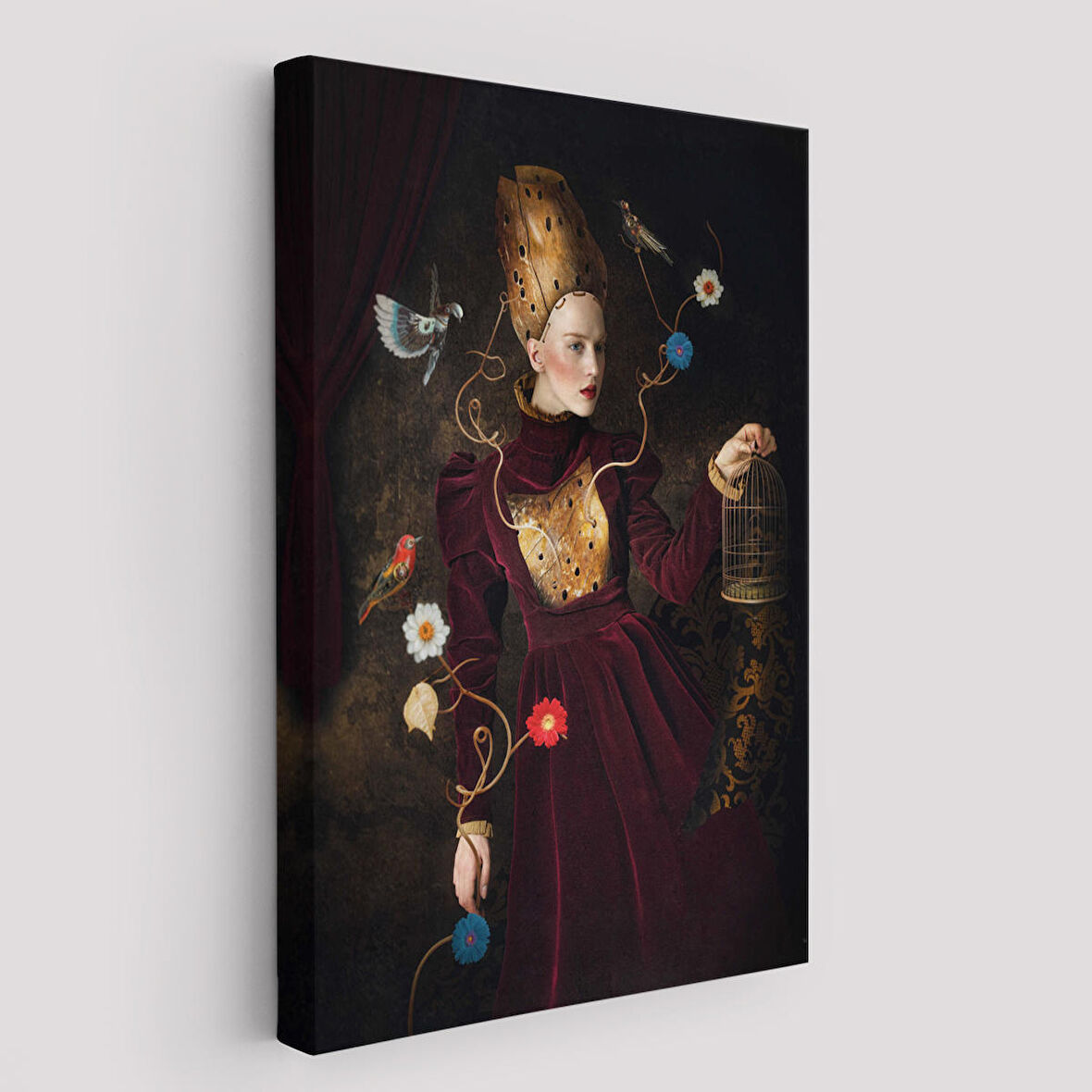 Svetlana Melik - Nubarova Kadının Hikayesi Kanvas Tablo -6417