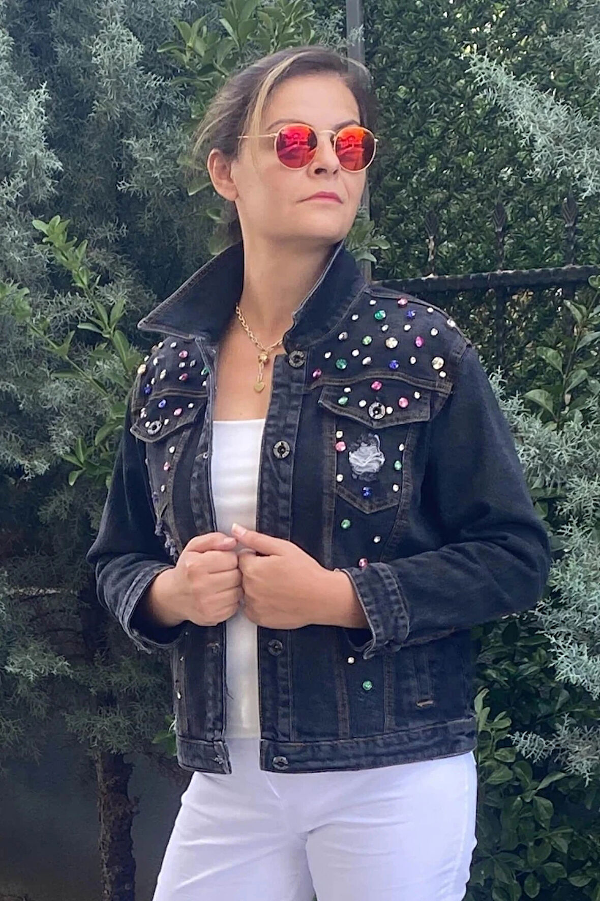 Kadın Darell Siyah Kot Ceket