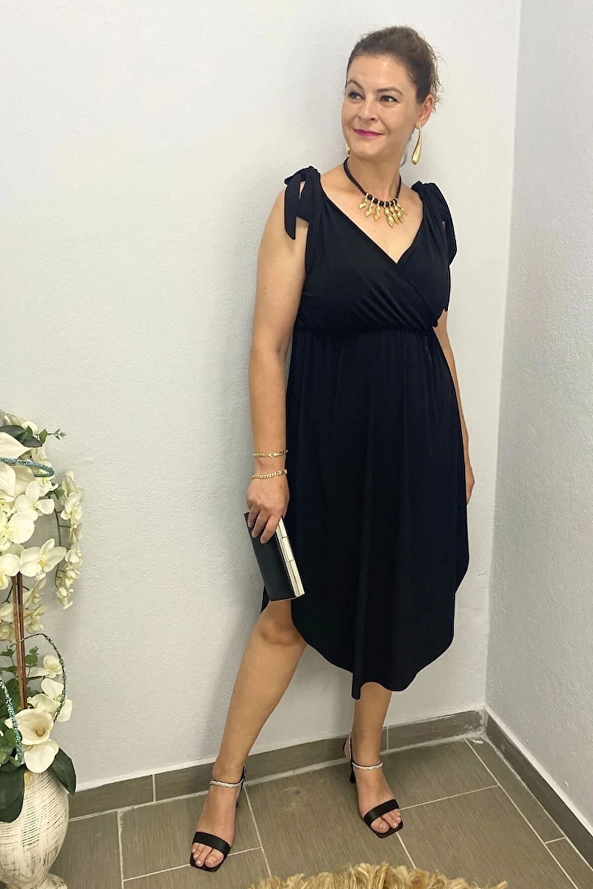 Kadın Siyah Helen Elbise