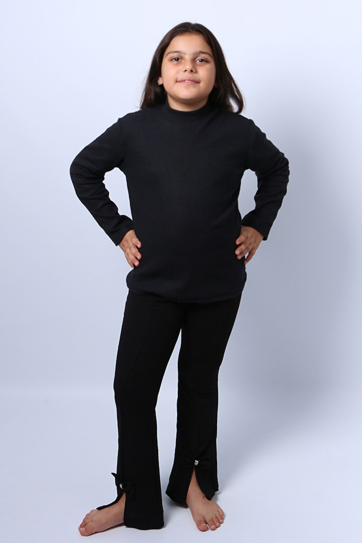 Çocuk Triko Balıkçı Yaka Body A10