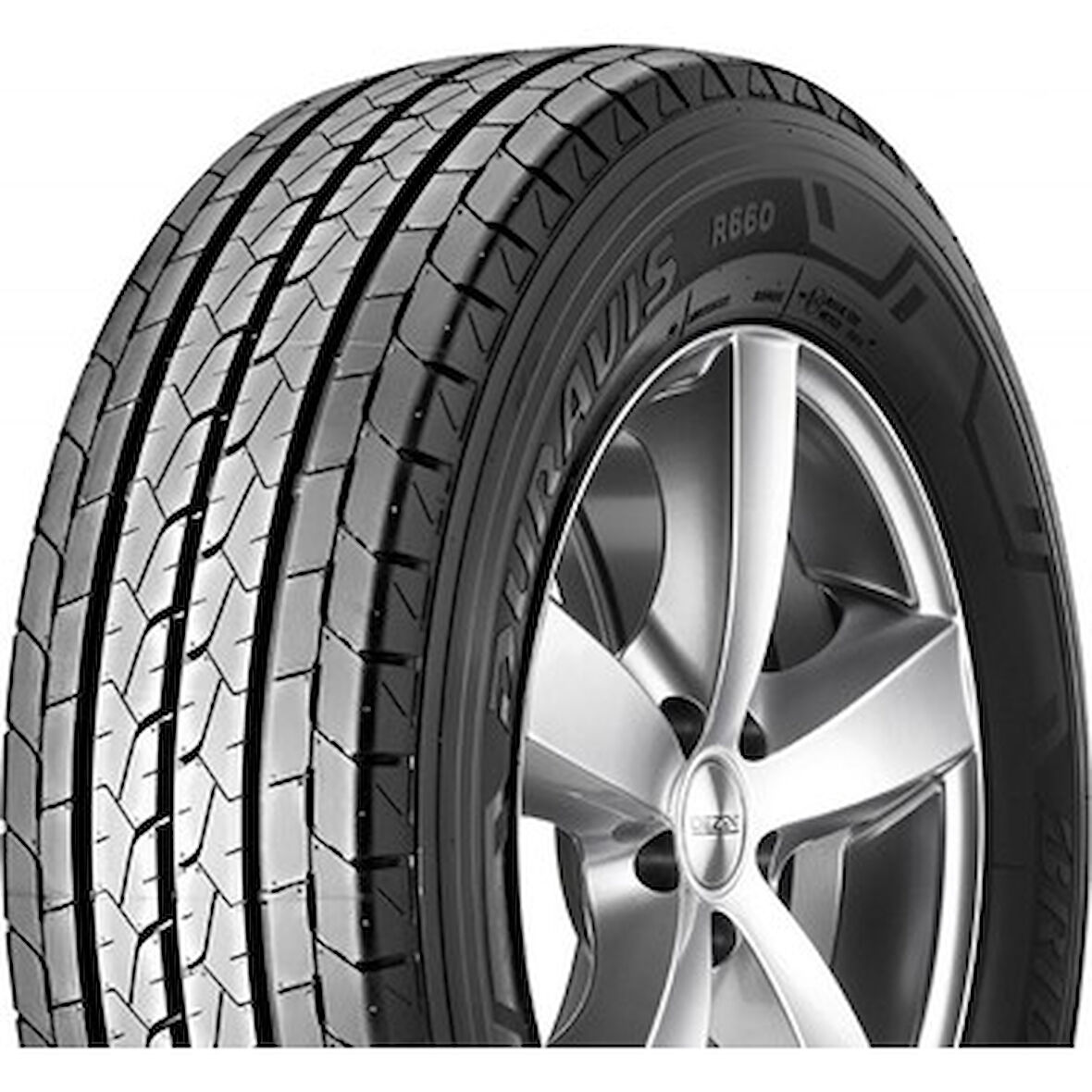 Bridgestone 215/65R16 C 109/107T R660 Duravıs Eco A-A-70 Yaz Hafif Ticari Lastiği (Üretim Yılı: 2025)