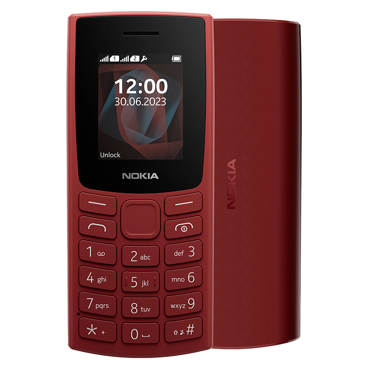 Nokia 105 TA-1557 Tuşlu Cep Telefonu Red (2 Yıl Türkiye Distribütör Garantili)