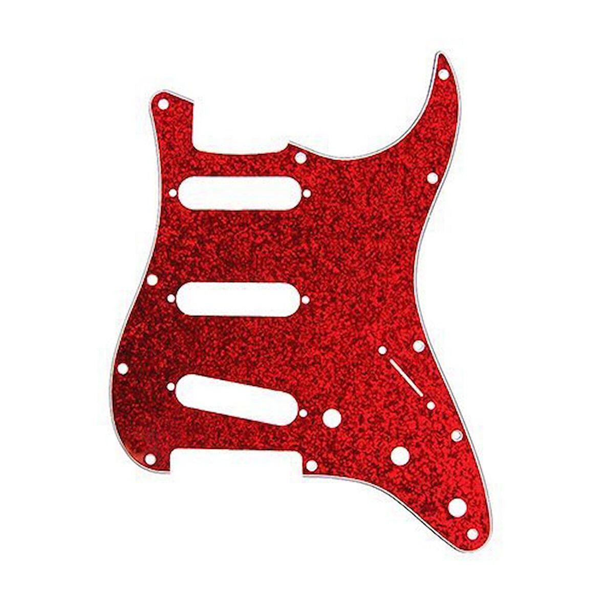 Dandrea DPPSTRDS Strat Tipi Pickguard Kırmızı Sparkle