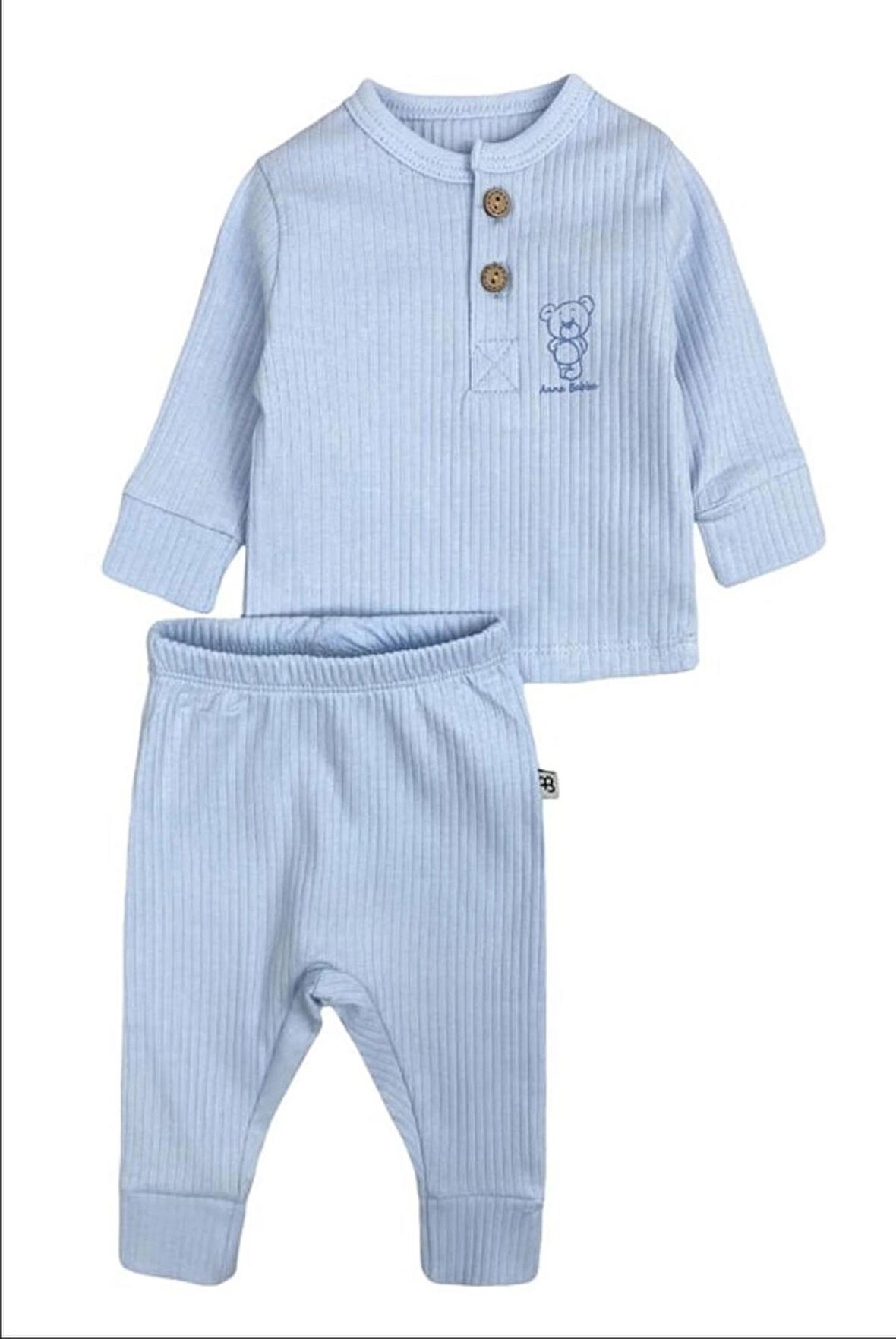 ERKEK BEBEK %100 PAMUKLU ALT - ÜST 2'Lİ TAKIM EŞOFMAN TAKIMI 