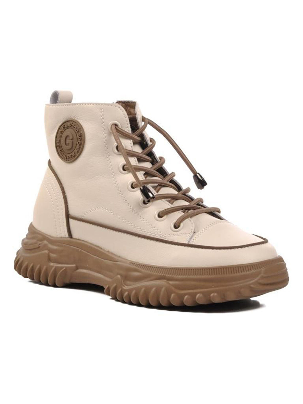 GUJA 24K310-13 KALIN TABAN DERİ KADIN SNEAKERS BOT