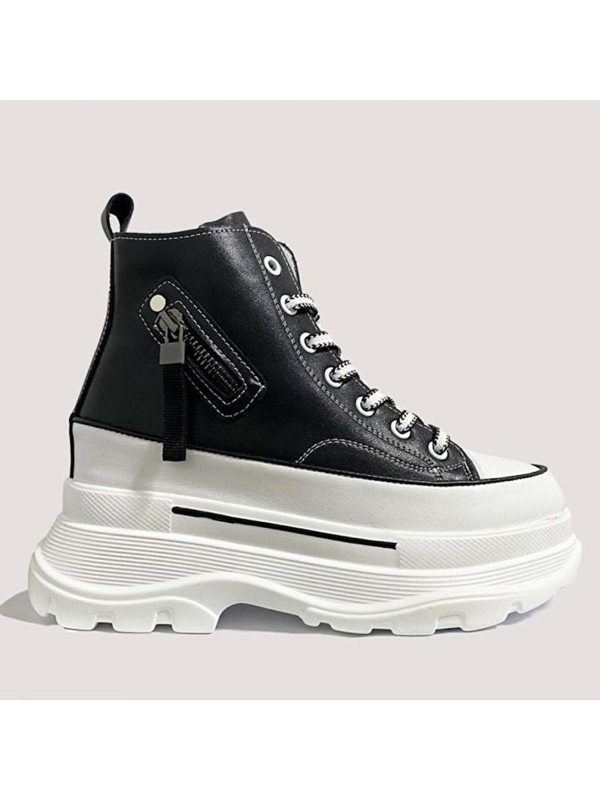 GUJA 24K345-4 YÜKSEK TABAN HAFİF KADIN SNEAKERS BOT