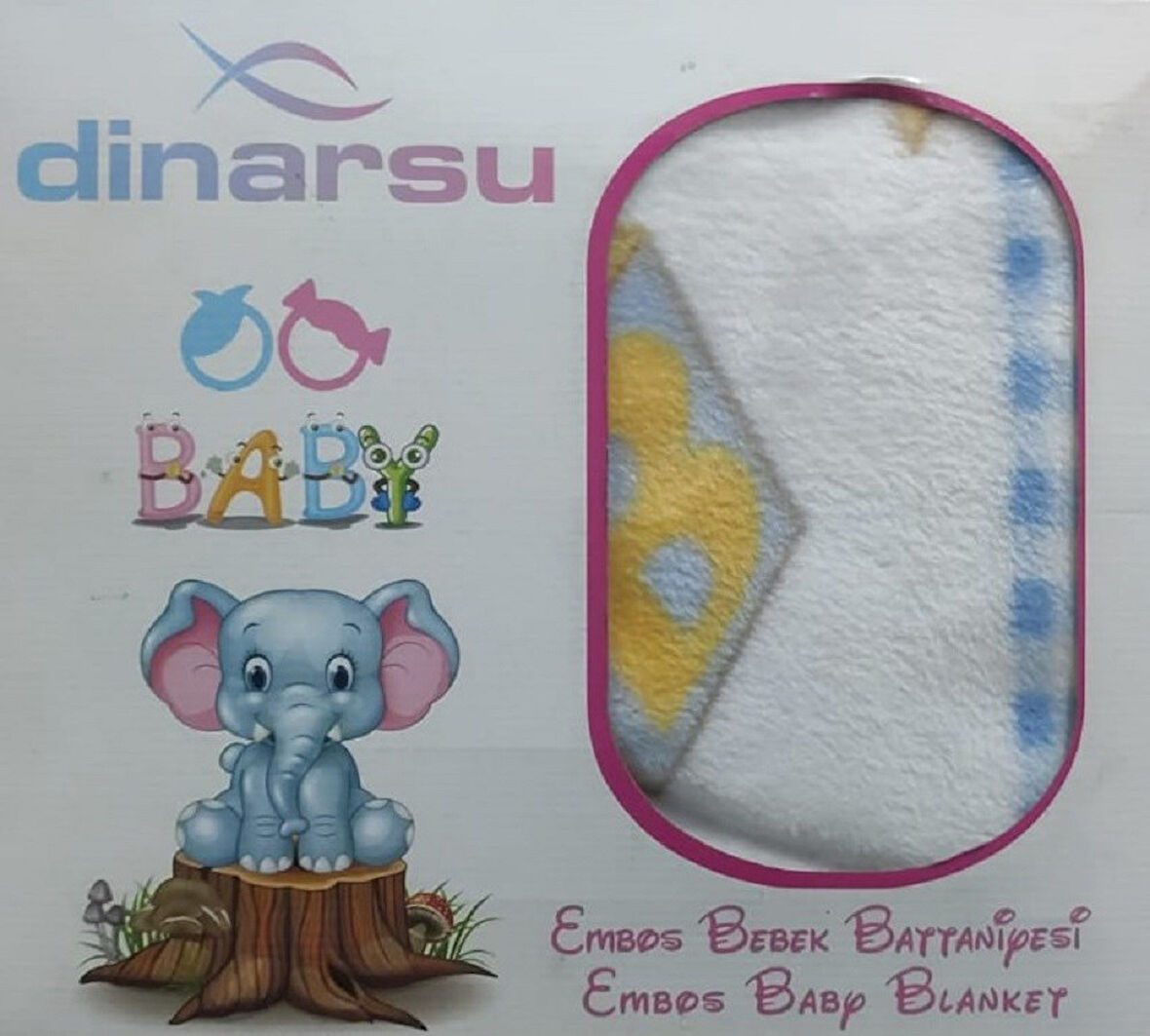 Dinarsu Embos Bebek Battaniyesi 100 X 120 Cm