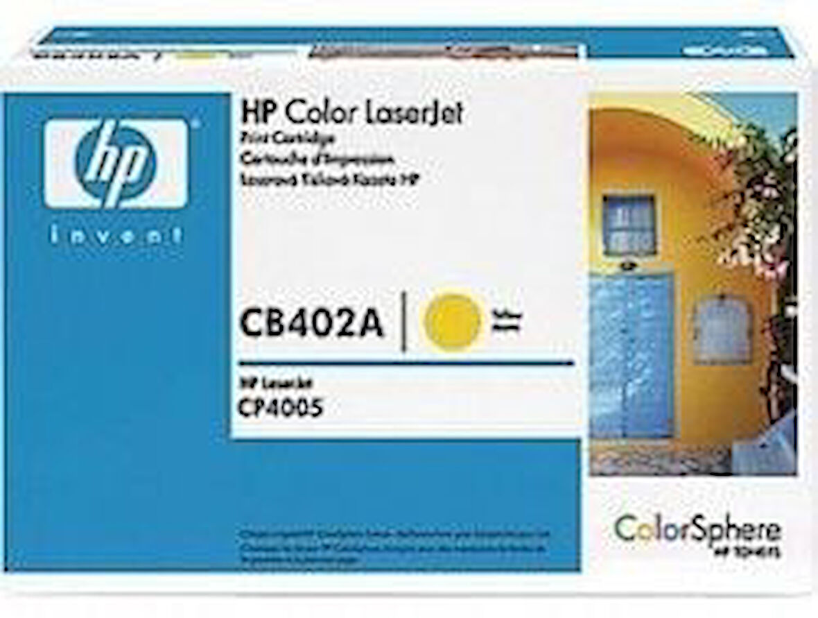 HP CB402A (642A) Sarı Yellow Orjinal Toner LaserJet CP4005n