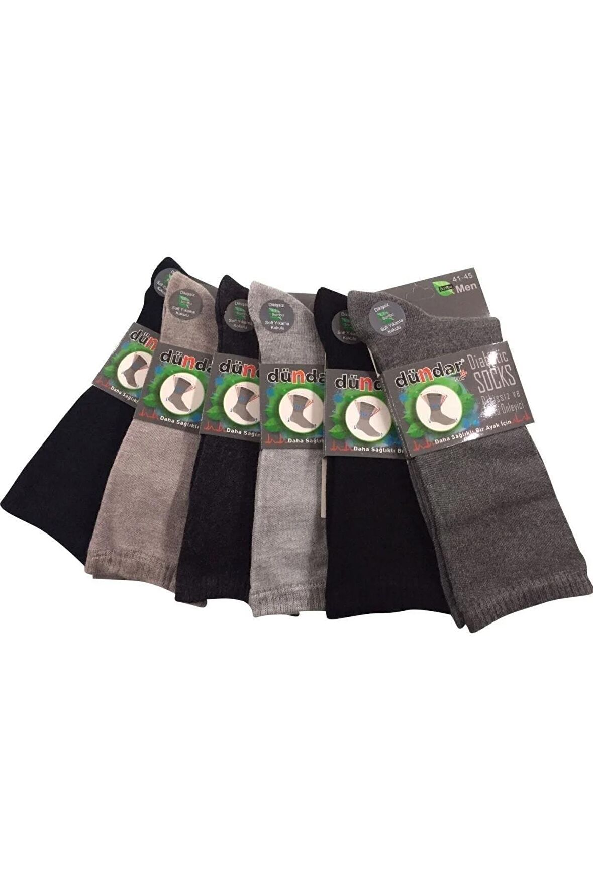 Erkek Şeker Çorabı  Bambu 6'lı  6982