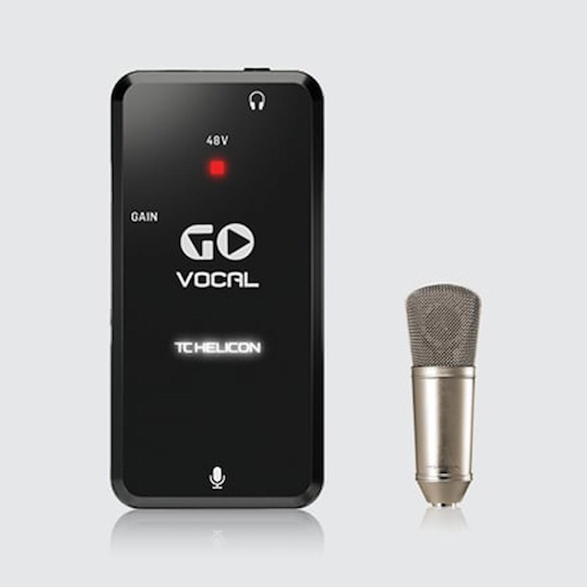 Tc Helicon GO VOCAL Mobil Cihazlar için Yüksek Kaliteli Mikrofon Preamp