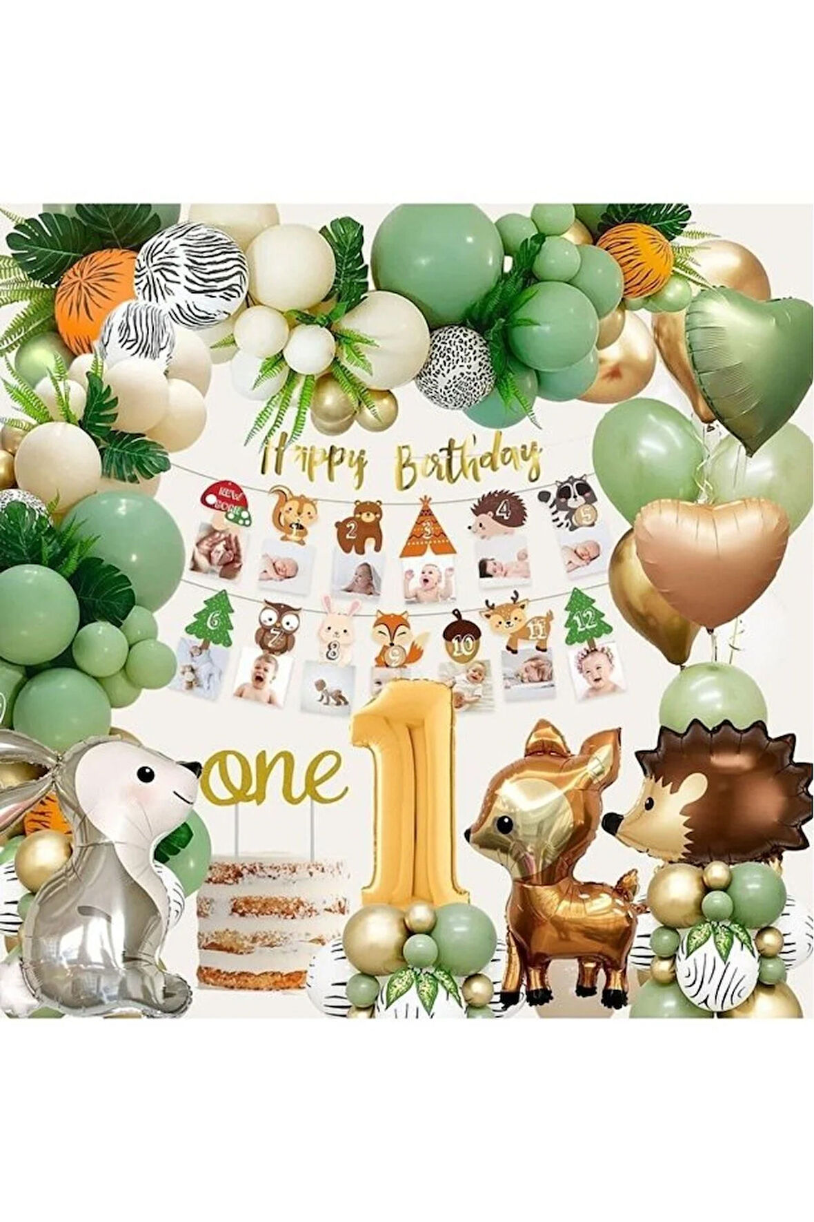 safari temalı doğum günü parti konsepti