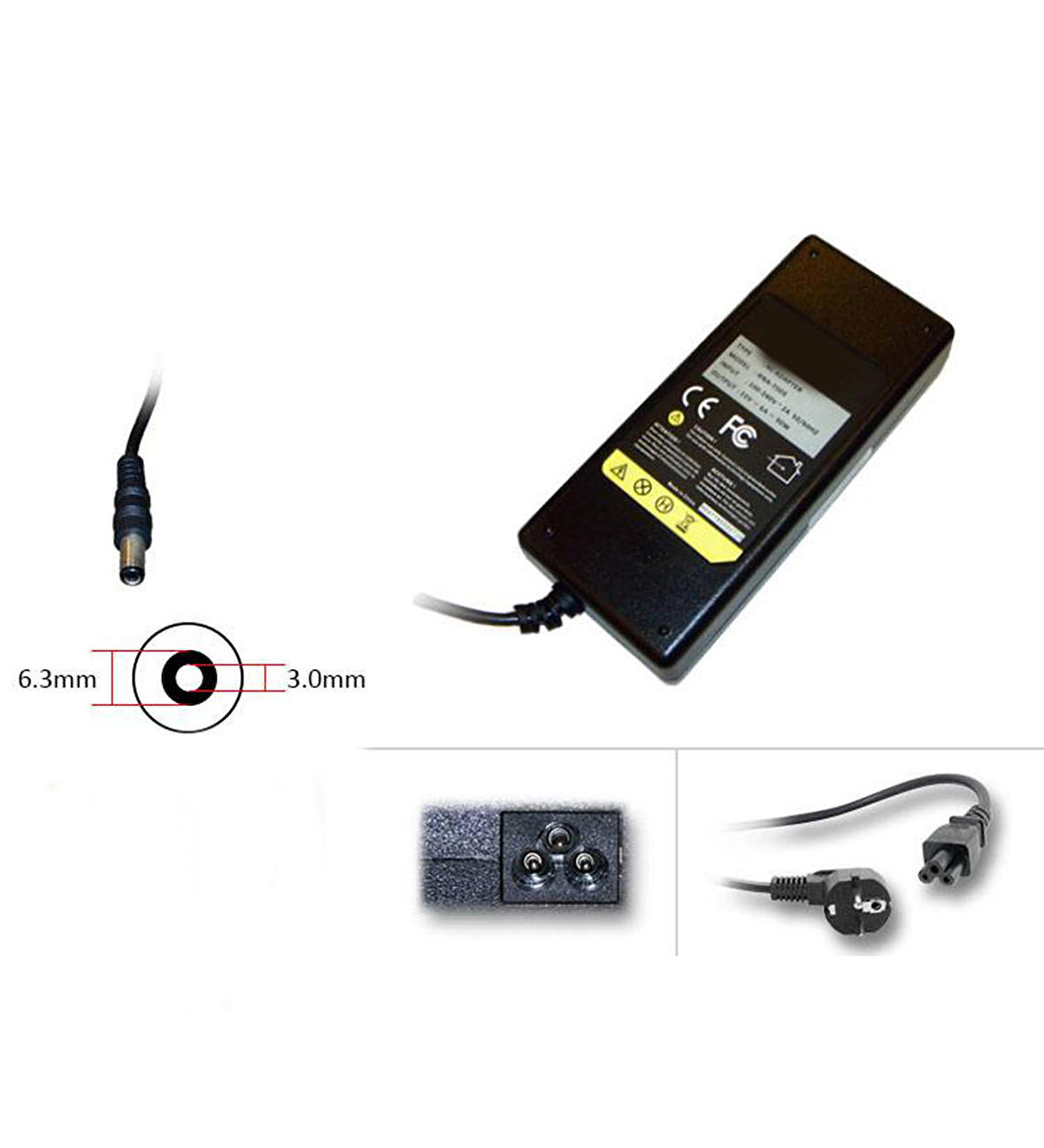 Toshiba Dynabook Qosmio F10-136 Notebook Adaptör Laptop Şarj
