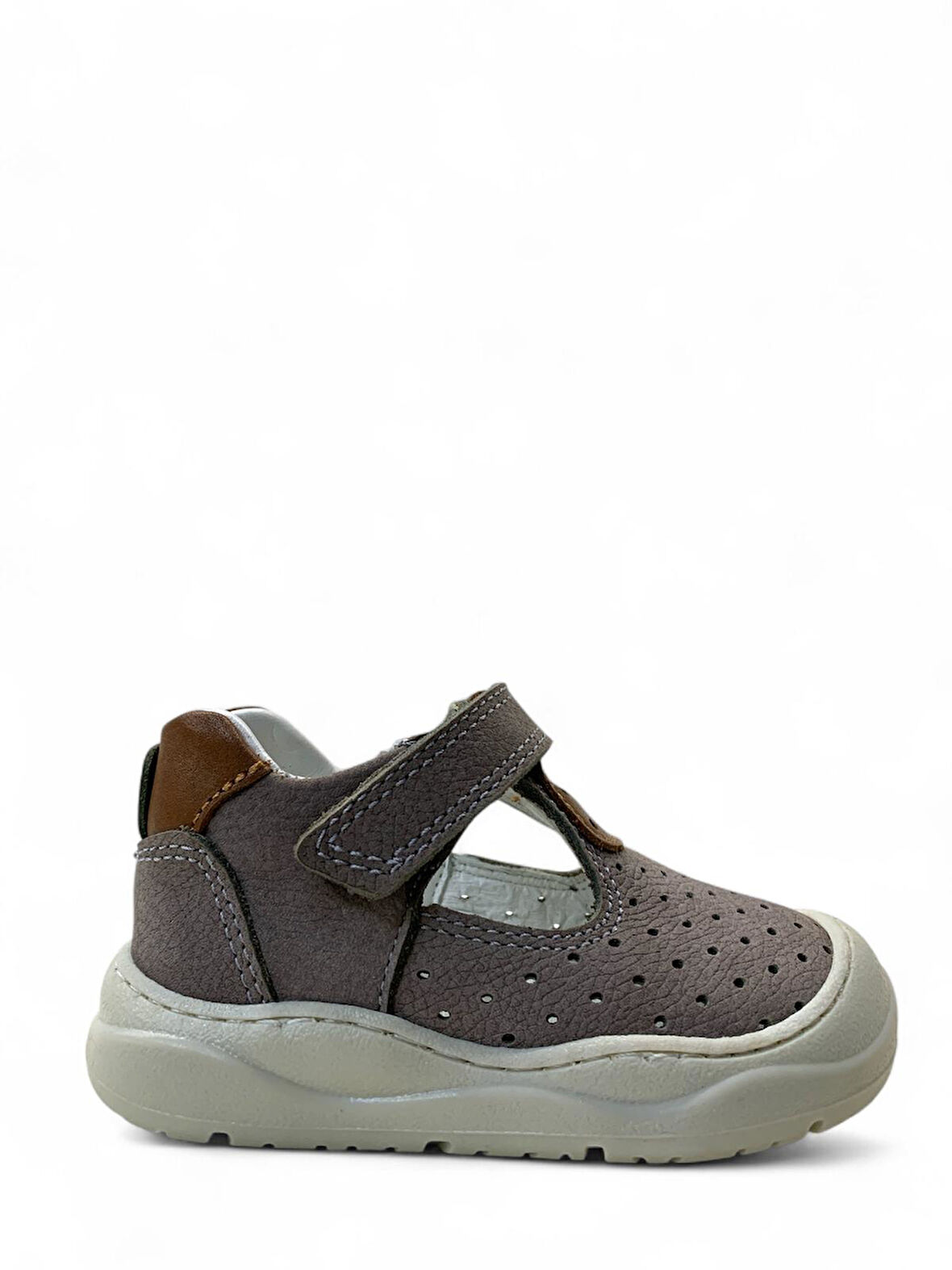 428 Erkek Bebek Deri Yazlık İlk Adım Ayakkabısı