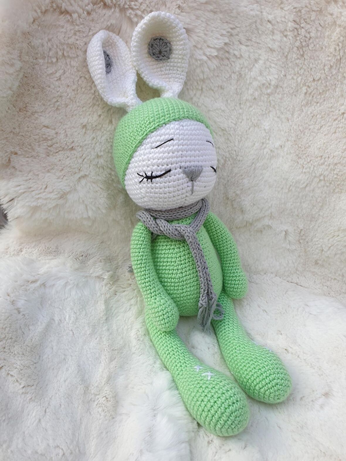 Amigurumi Uykucu Tavşan