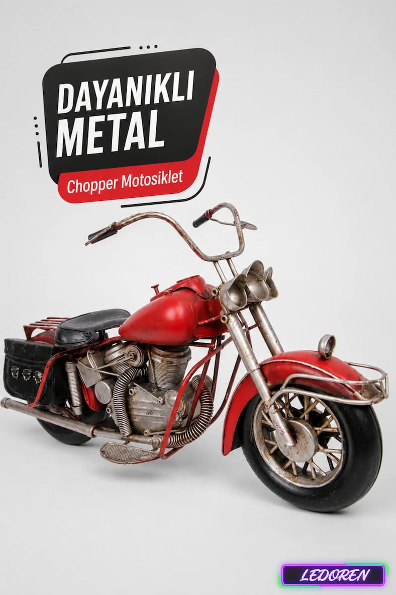 Dekoratif Metal Motosiklet Biblo Vintage El Yapımı Nostaljik Motor Ofis Ev Masa Dekoru 0510ZJ-1311