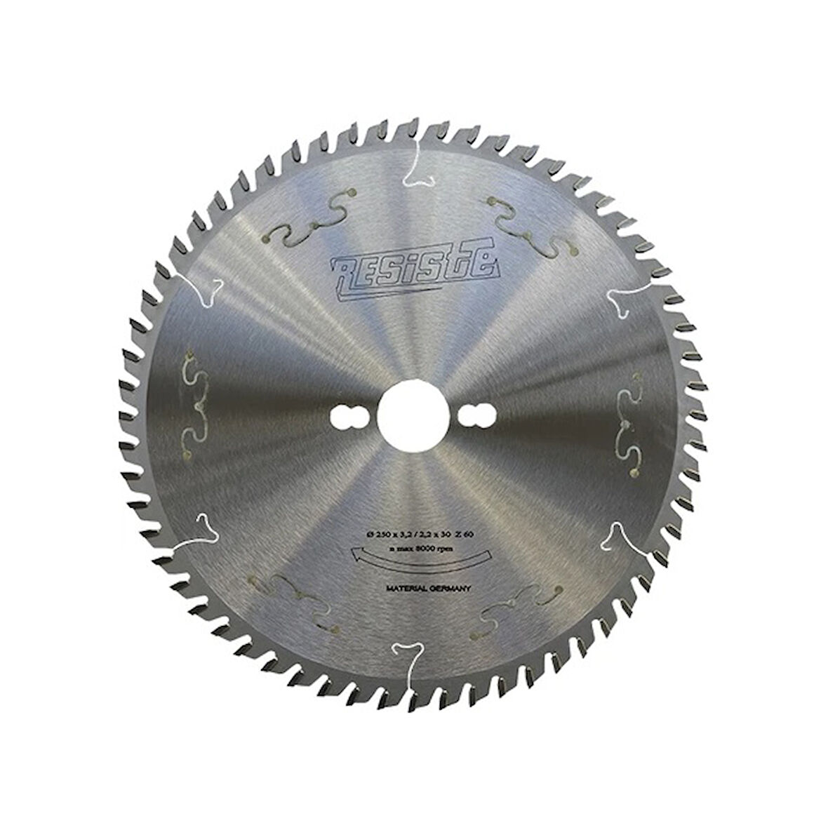 250x3,2/2,2x30 Z60 Ağaç Testeresi Resiste