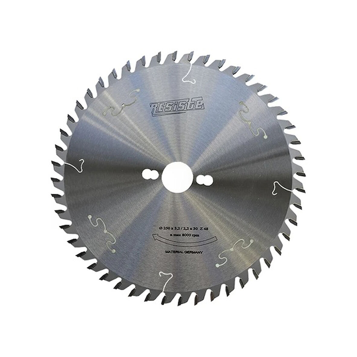 250x3,2/2,2x30 Z48 Ağaç Testeresi Resiste