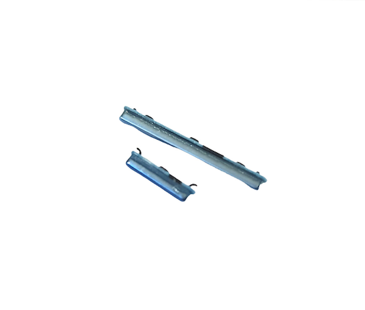 Tkgz Samsung Galaxy A30 Yan Tuşlar Takım MAVİ