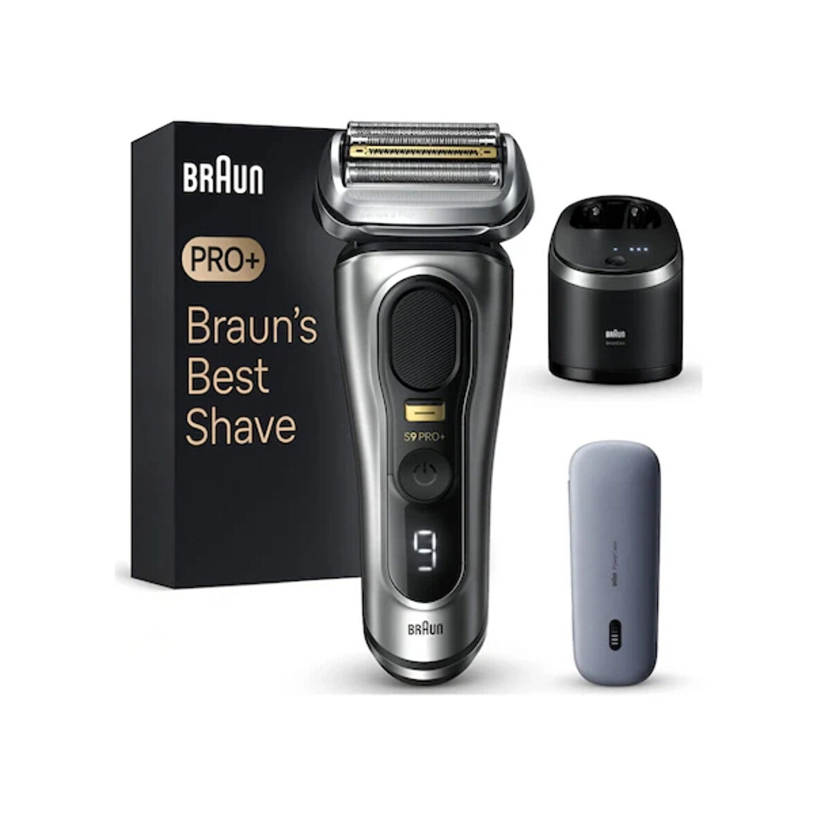 Braun Series 9 Pro Plus Islak Ve Kuru Tıraş Makinesi +Braun ExactFit  Koldan Dijital Tansiyon Aleti HEDİYE