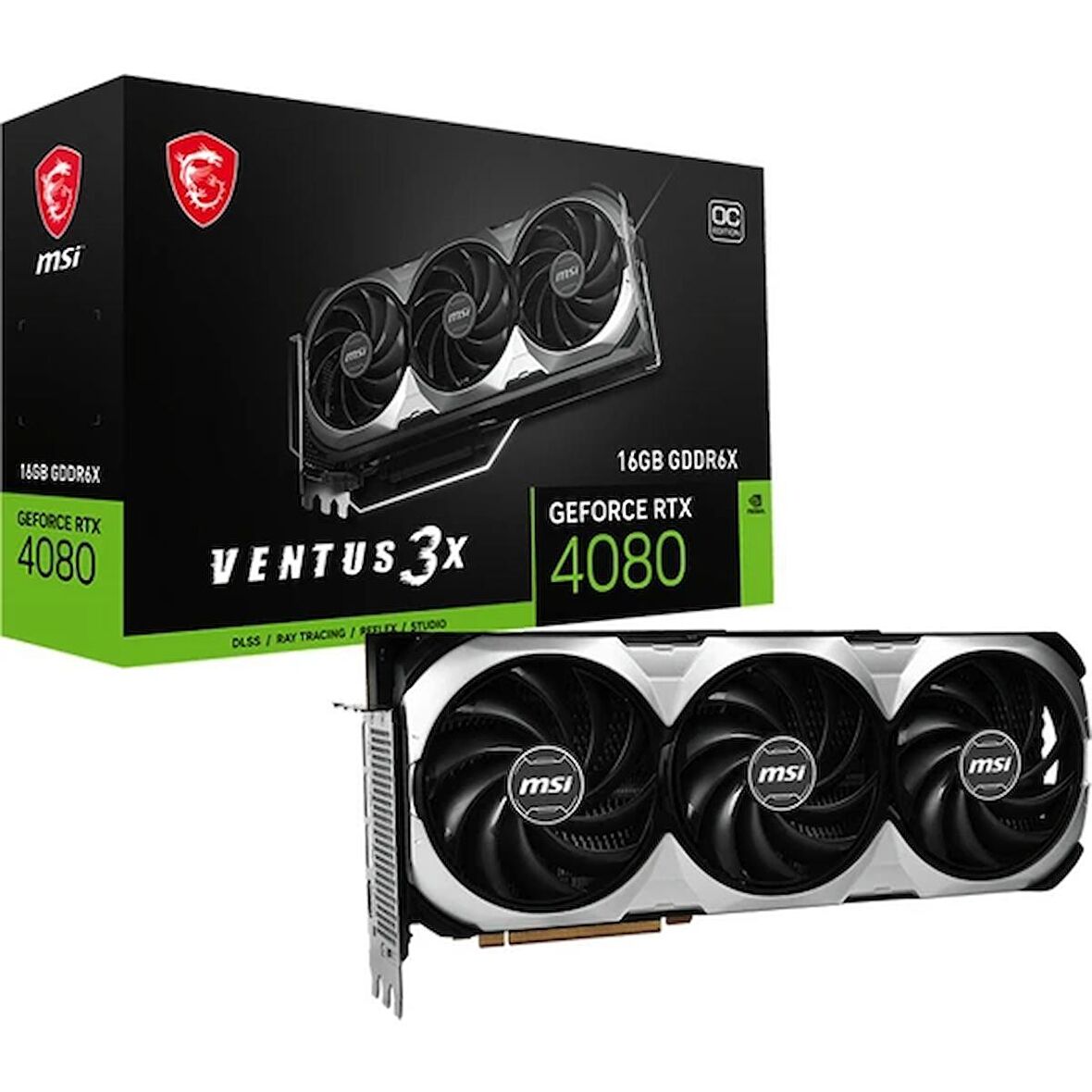 MSI VENTUS 3X RTX 4080 256 Bit GDDR6X 16 GB Ekran Kartı