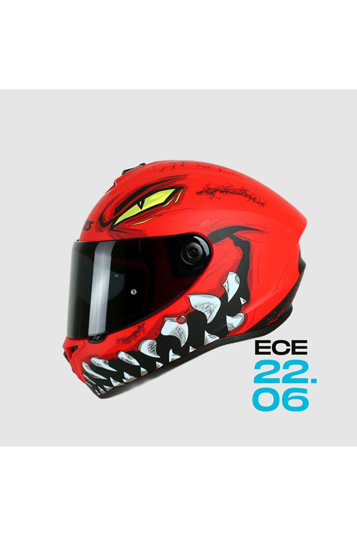 AXXIS DRAKEN S FORZA A5 MAT RED (BİR BEDEN BÜYÜK SİPARİŞ VERİNİZ)