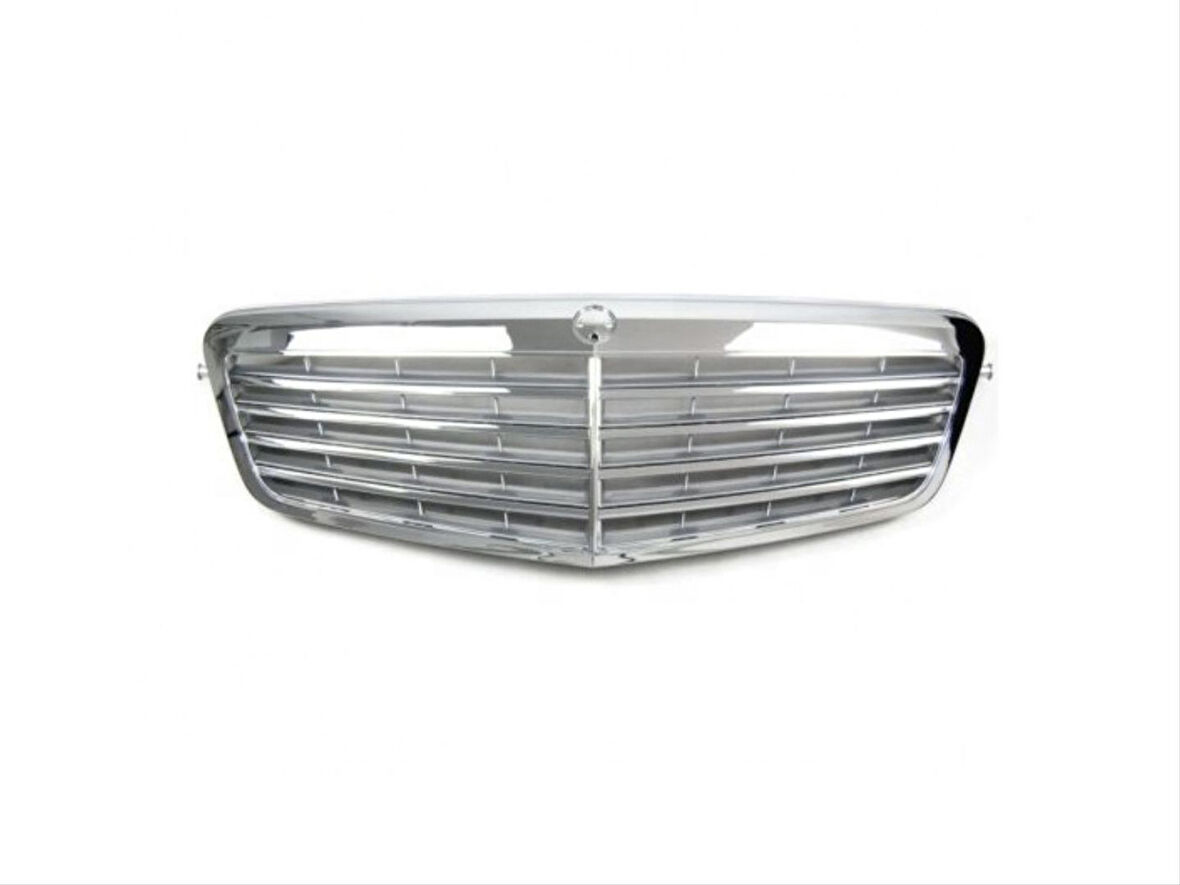 Mercedes W212 E Serisi (2009-2013) Arası Makyajsız Kasa Uyumlu Panjur Gümüş Elegance