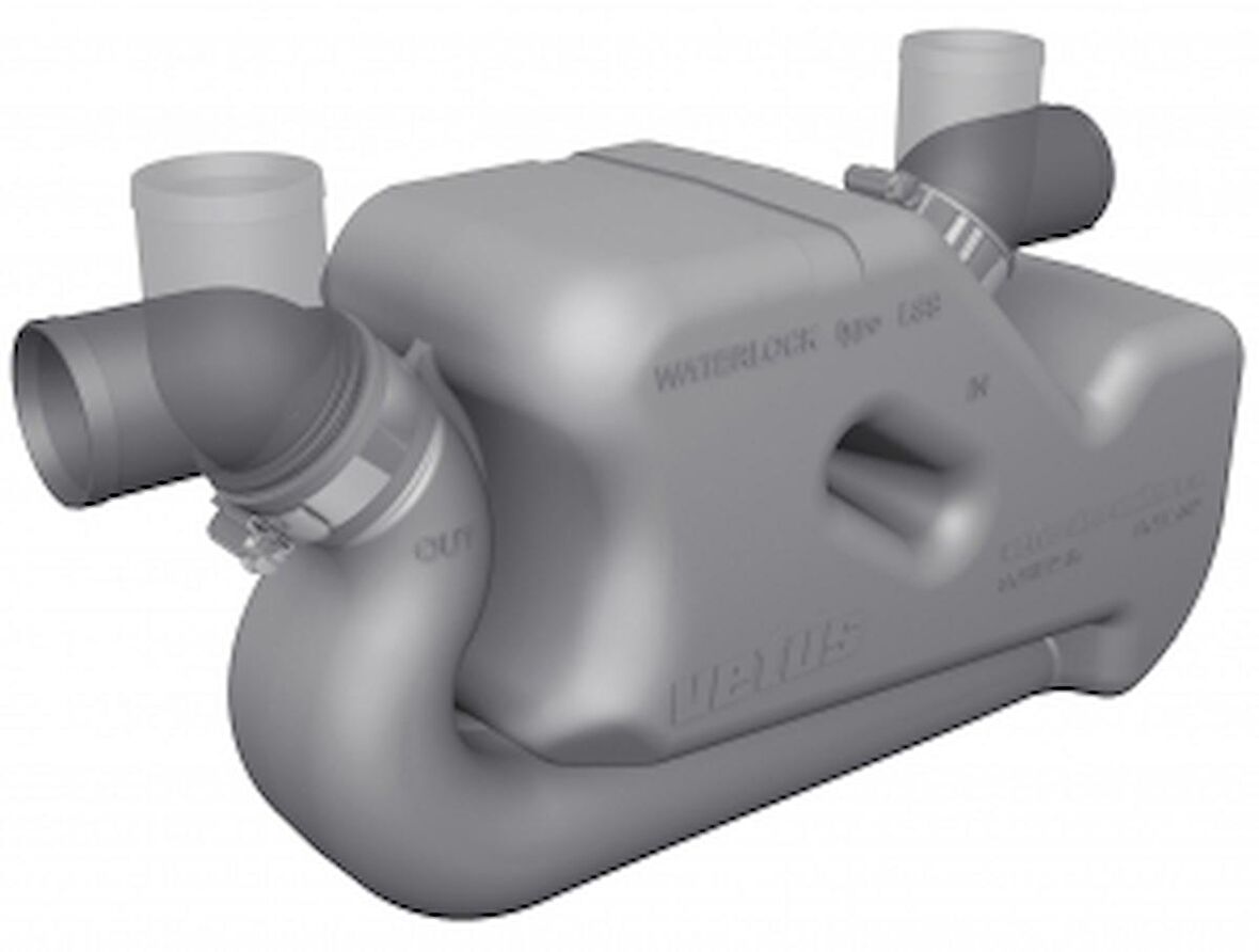 Vetus waterlock LSS45 uzun egzoz sistemleri için 7.5 LT 