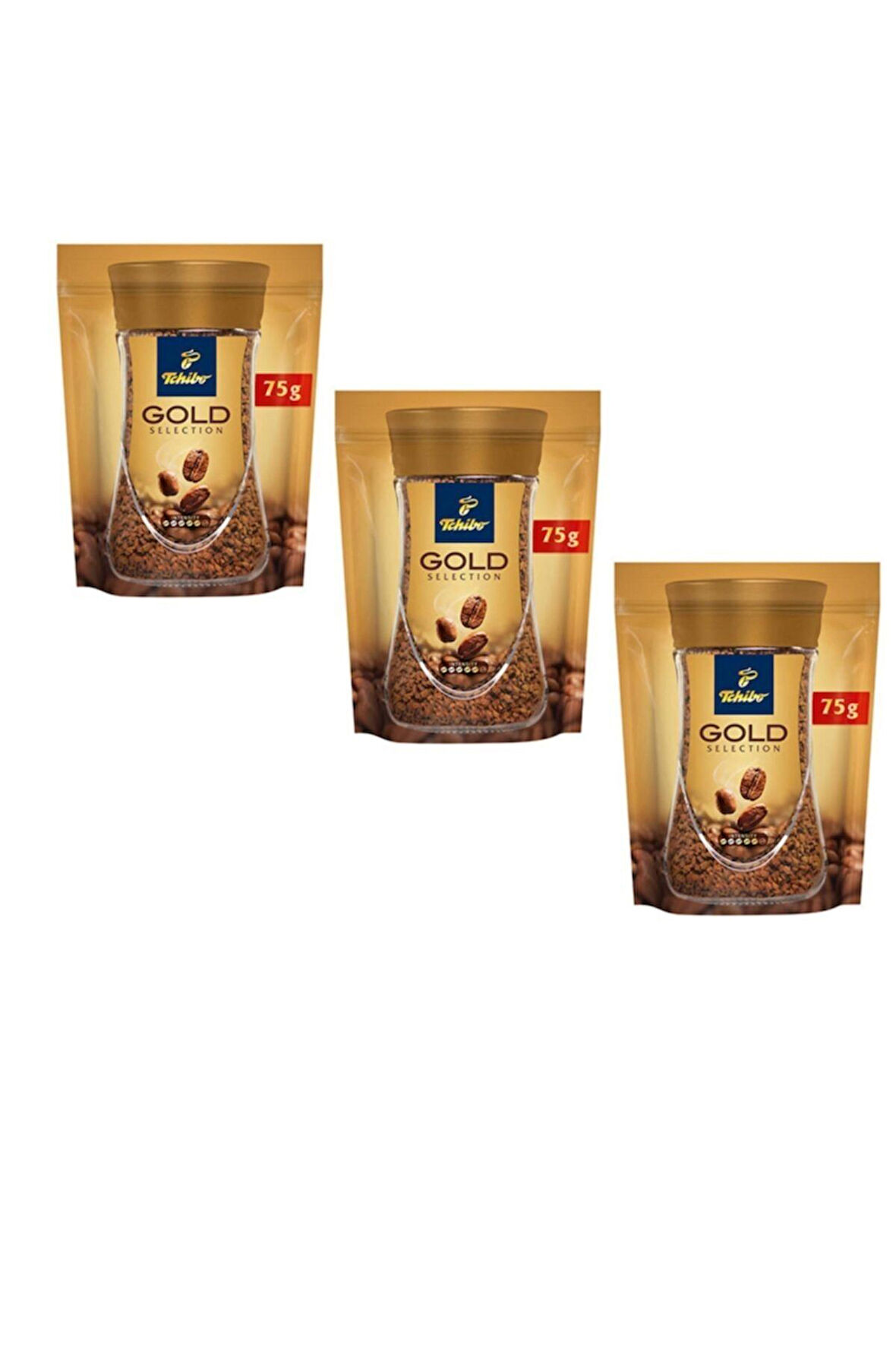 Gold Selection Çözünebilir Kahve Ekonomik Paket 75 Gr X 3 Adet
