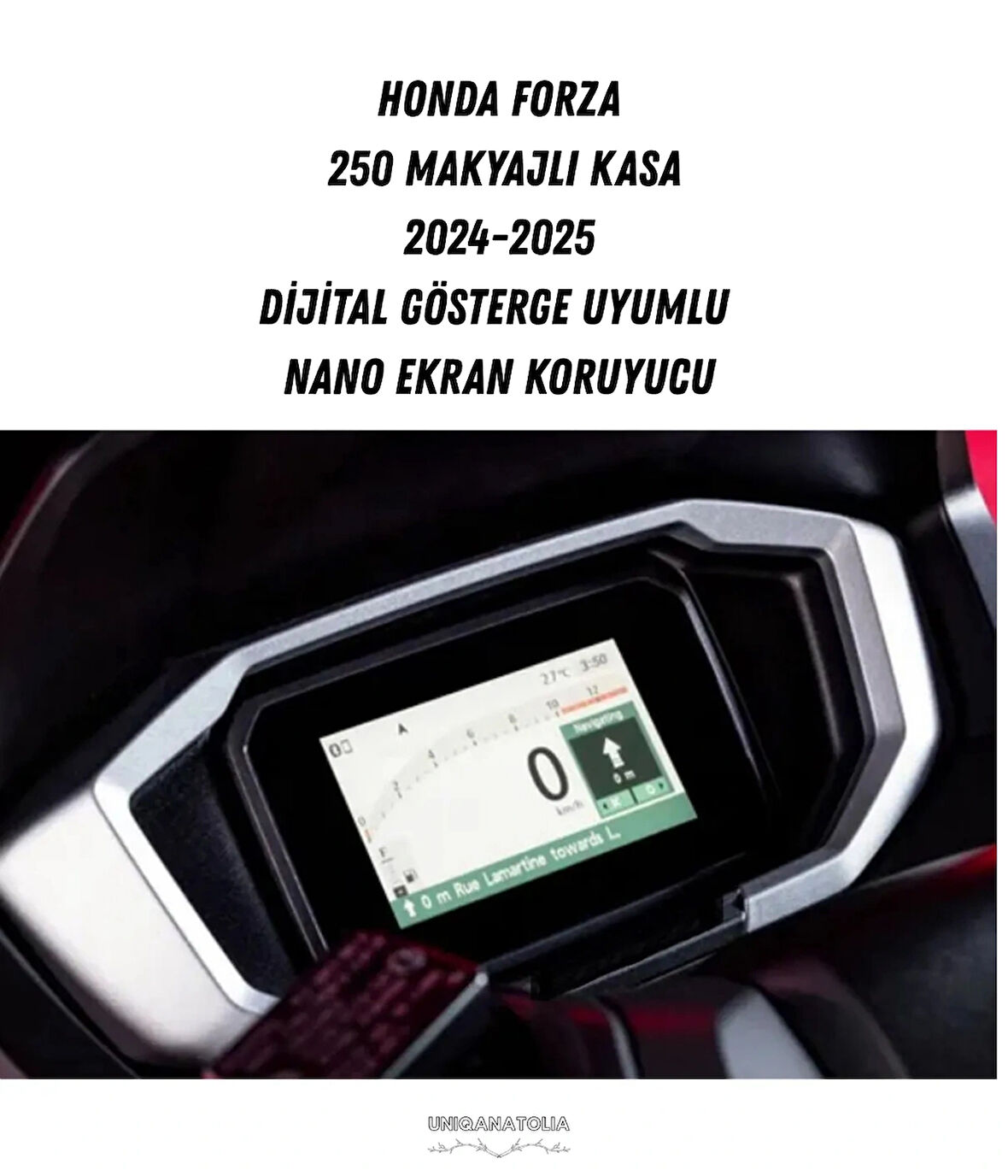 Honda Forza 250 Makyajlı Kasa 2024-2025 Dijital Gösterge Uyumlu Nano Ekran Koruyucu