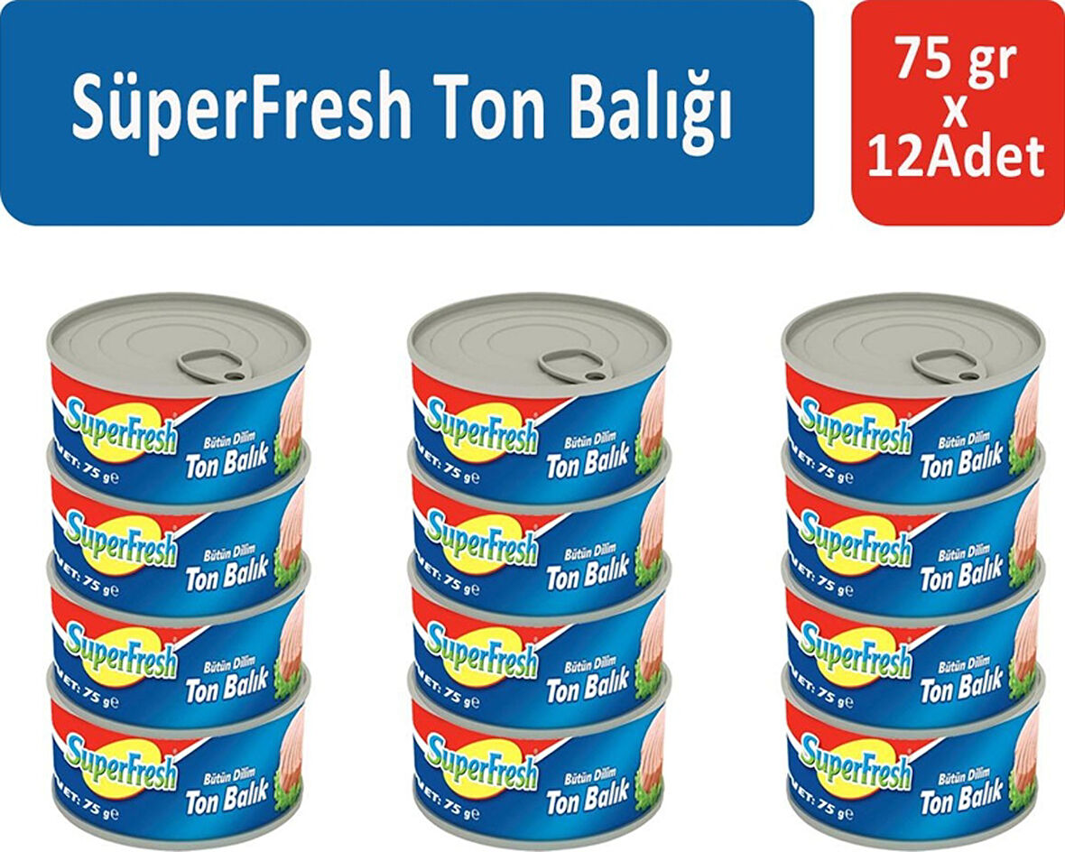 Superfresh Ton Balığı 12 x 75 G